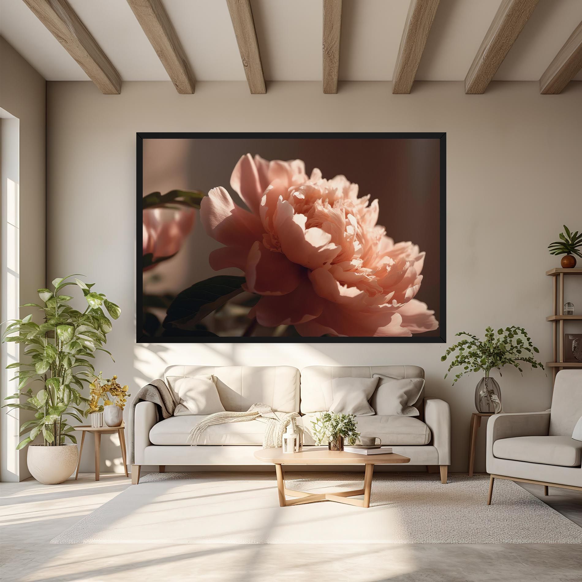 Light Orange Peony View mockup 6