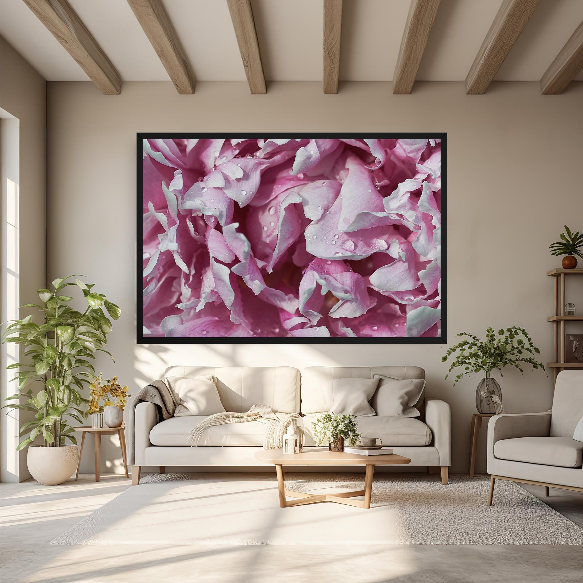 Tablou Canvas Peony Petals mockup 6