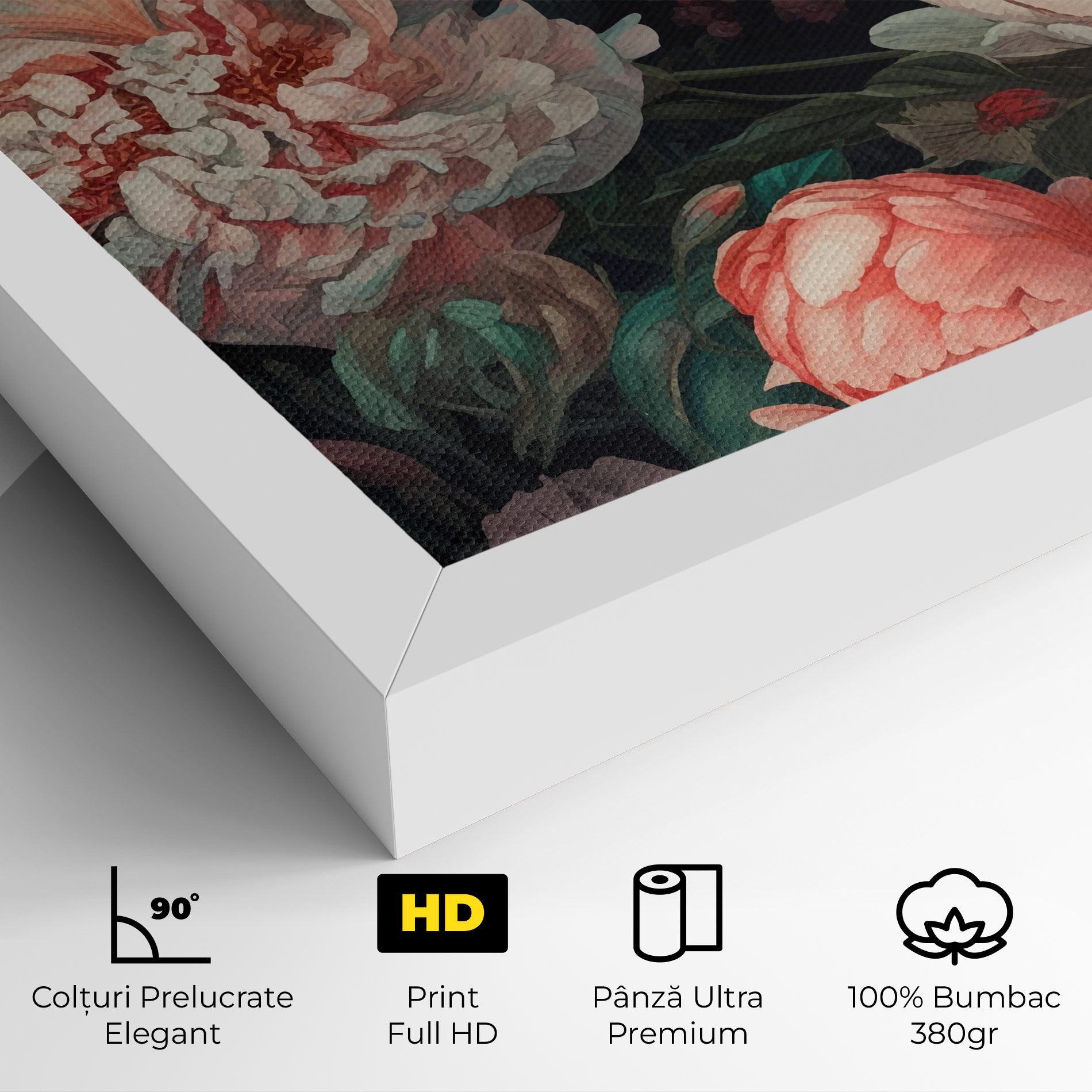 Artistic Pink Peony mockup 4