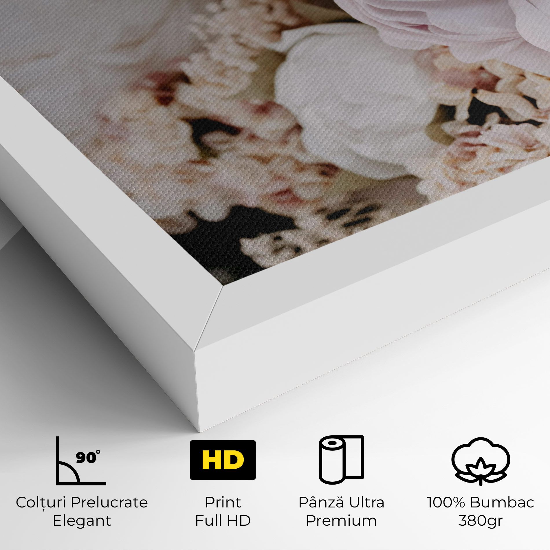 Grey Peony Bouquet mockup 4