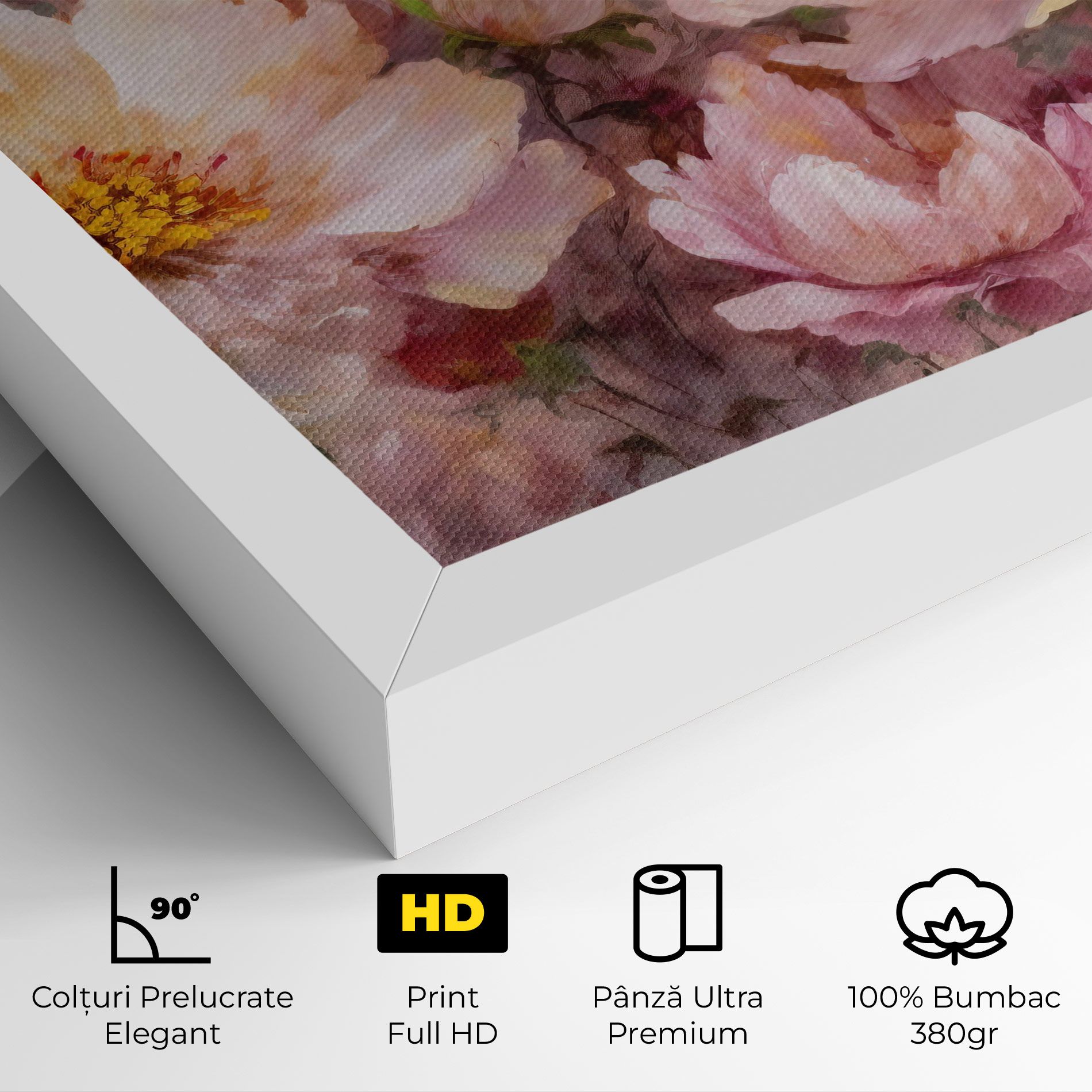 Peony Painting Art mockup 4