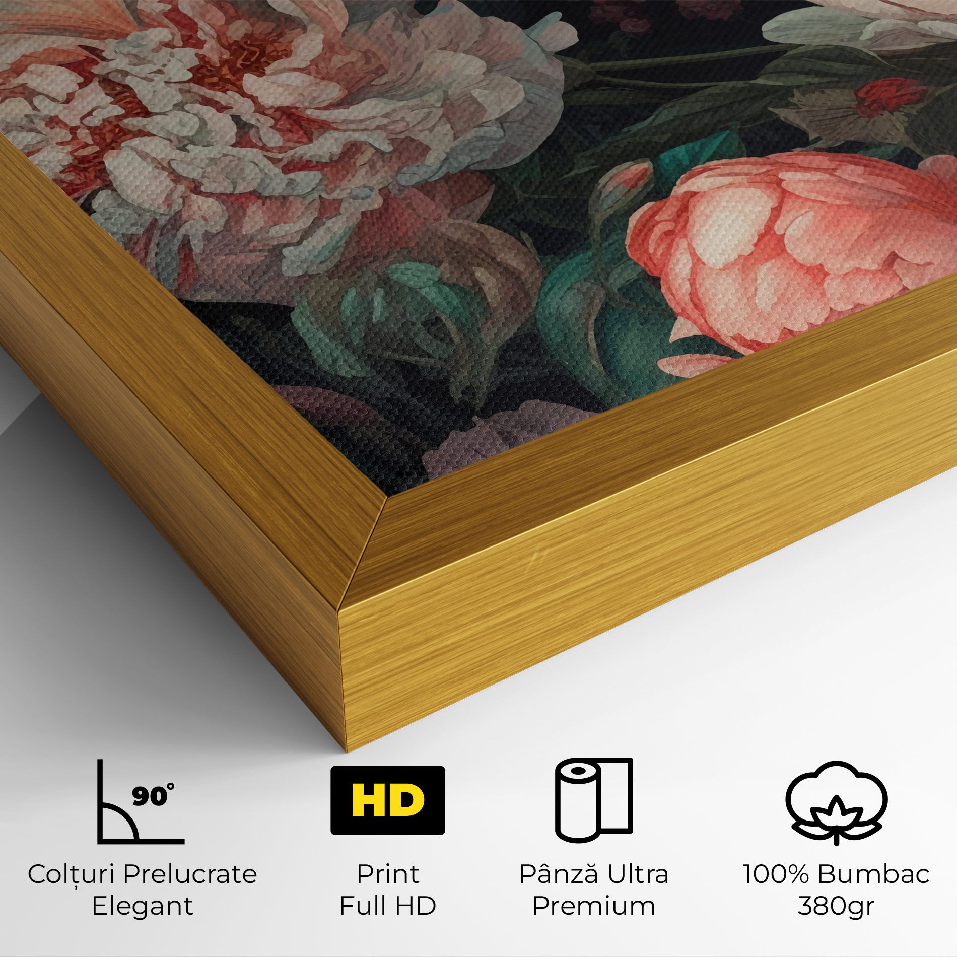 Artistic Pink Peony mockup 4