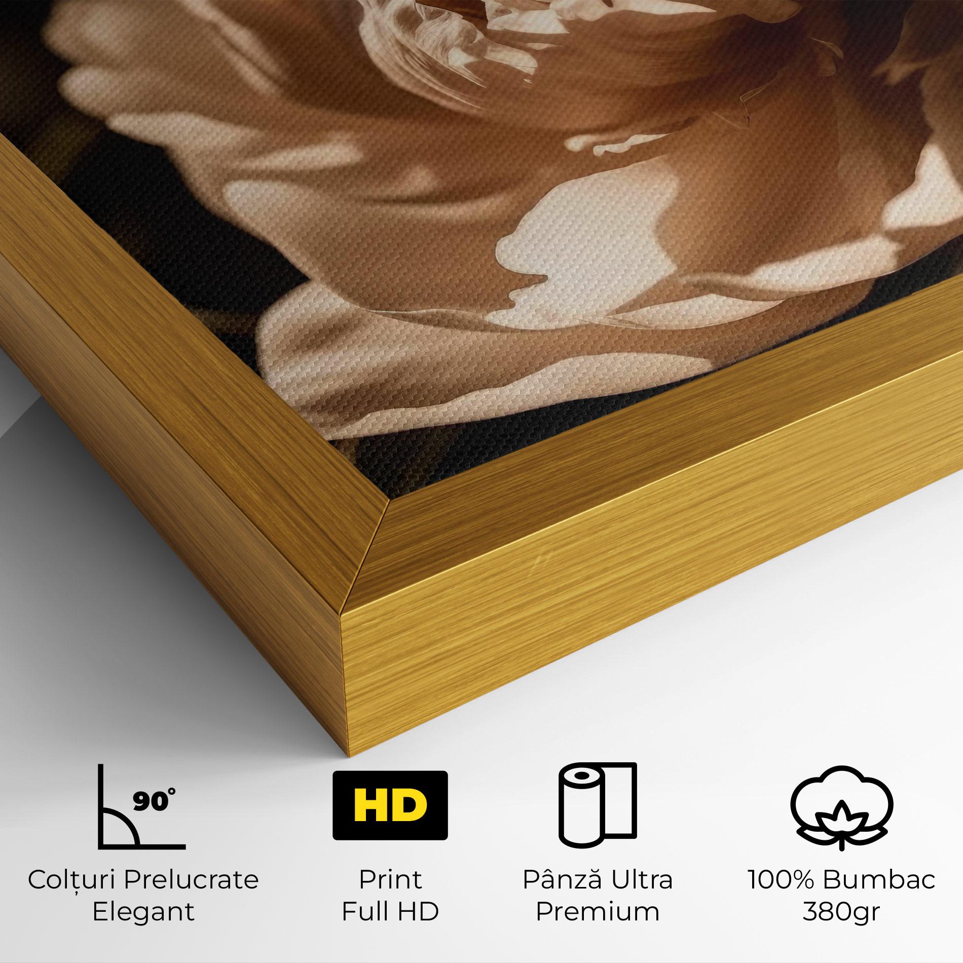 Tablou Canvas Cream Peony mockup 4