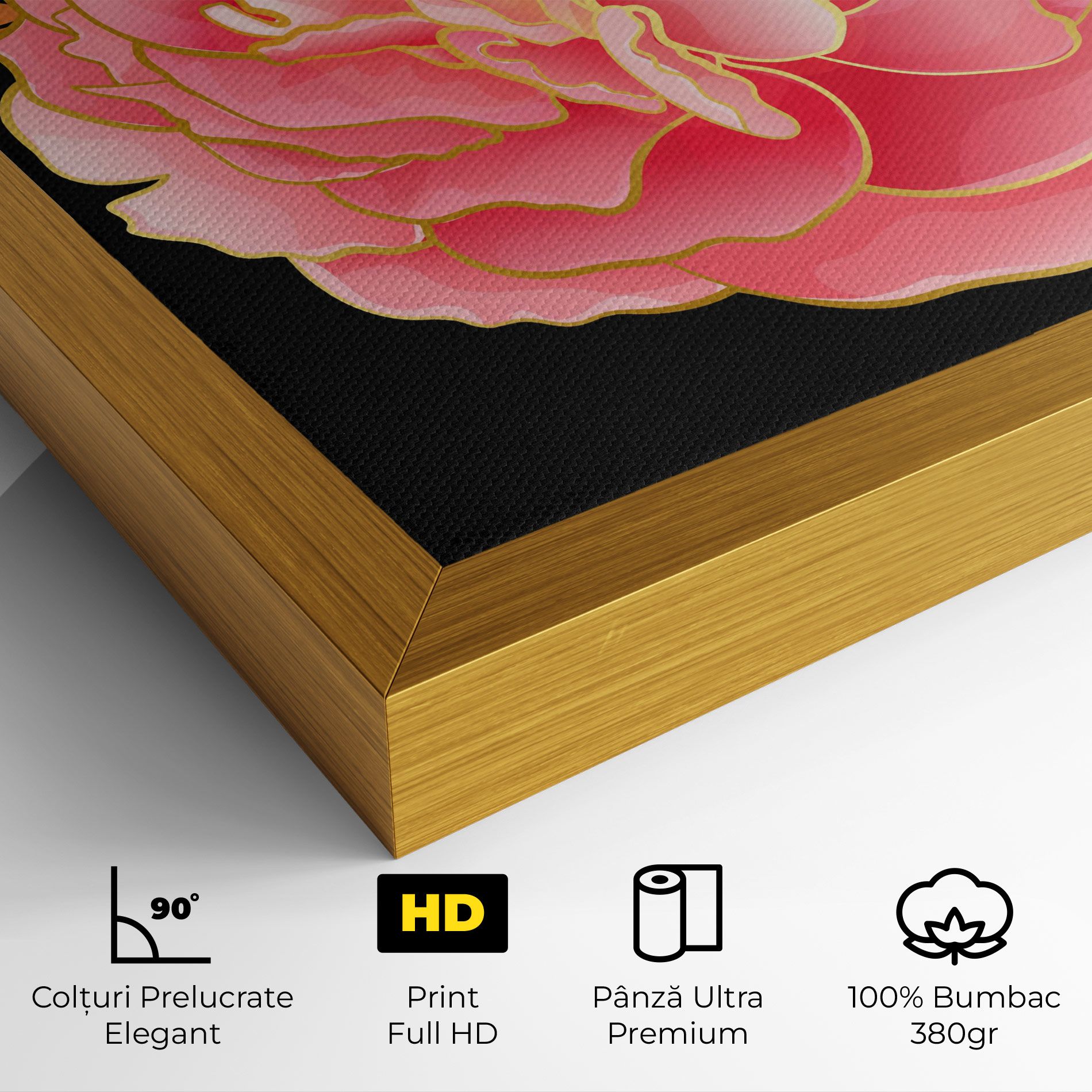 Gold Pinkk Peony mockup 4