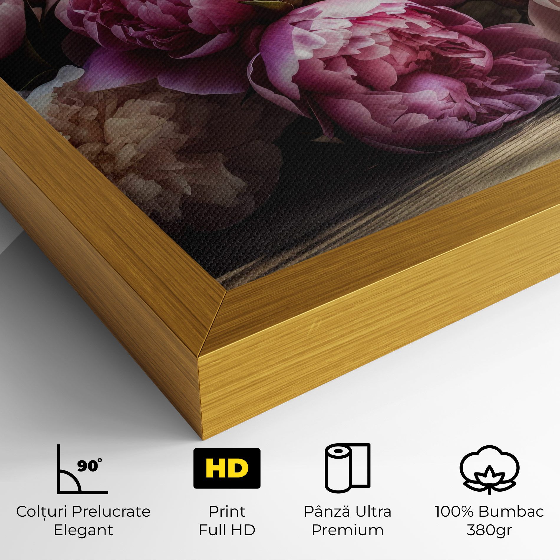 Peonies On The Table mockup 4