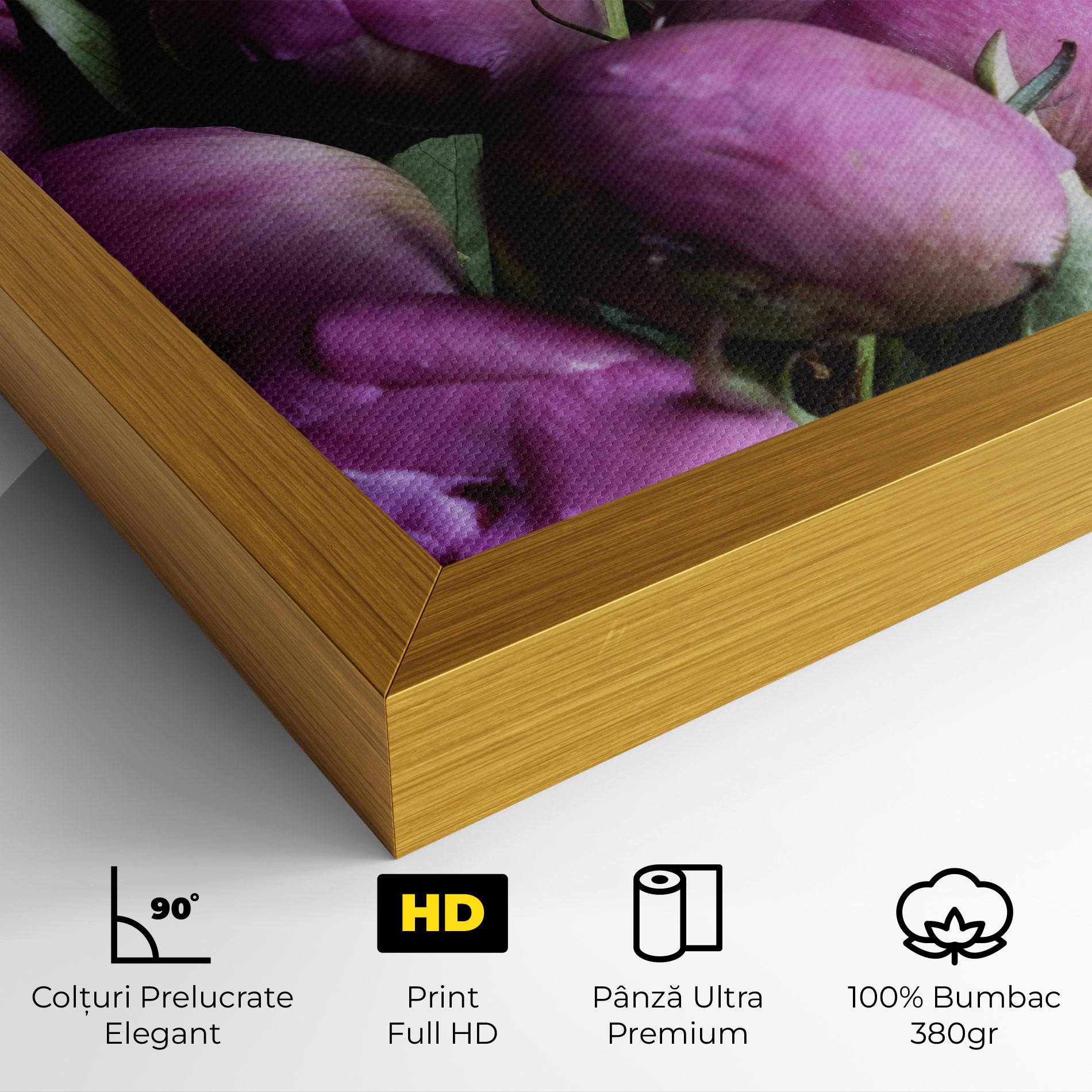 Tablou Canvas Peony Buds mockup 4
