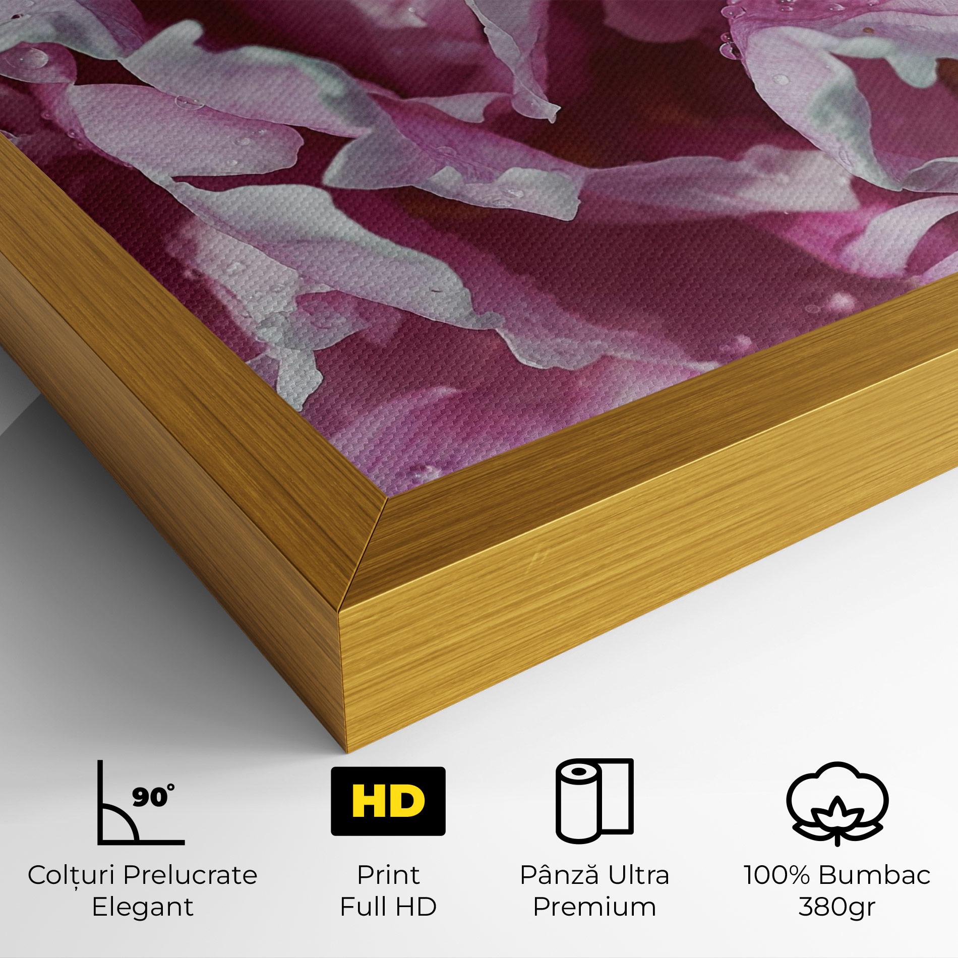 Tablou Canvas Peony Petals mockup 4