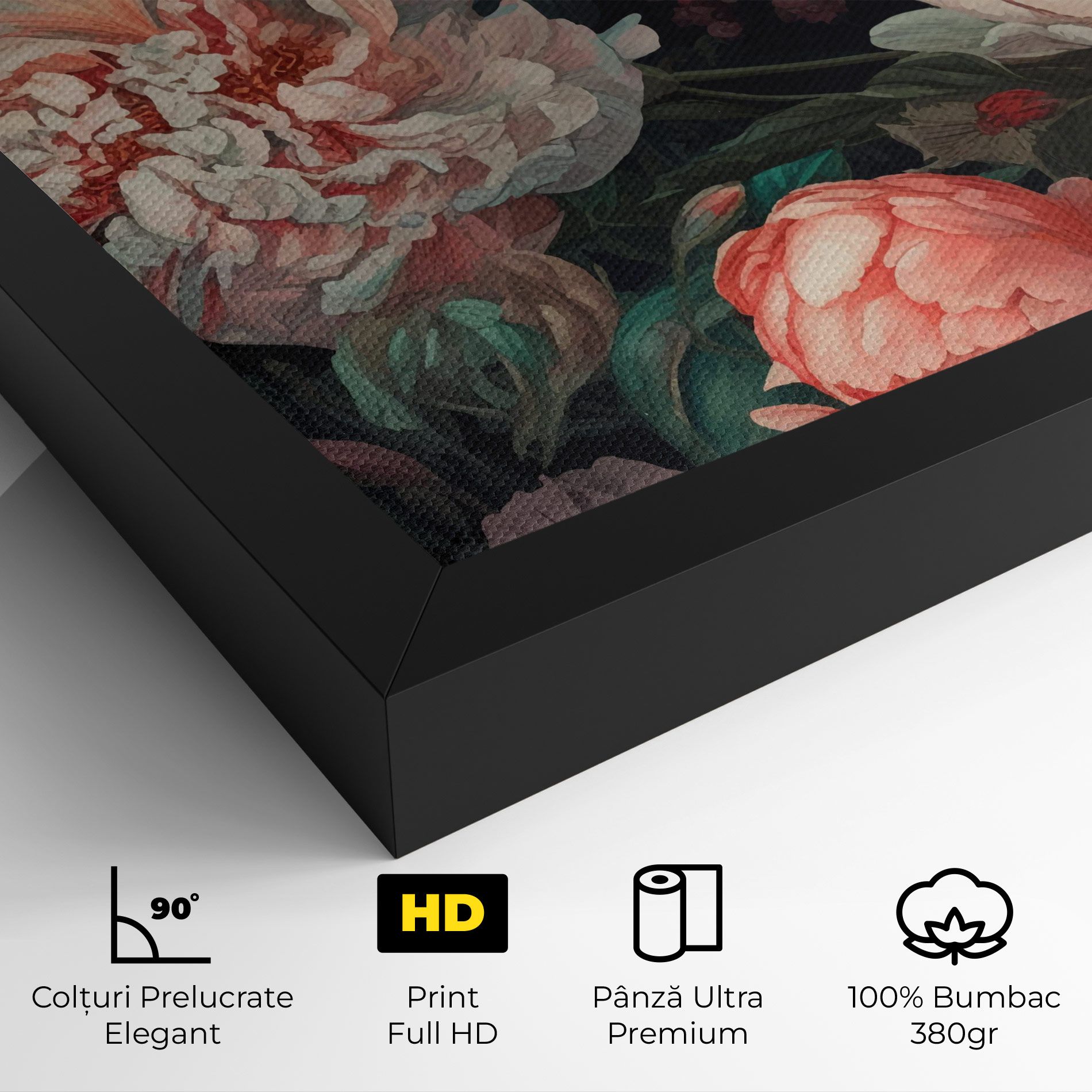 Artistic Pink Peony mockup 4