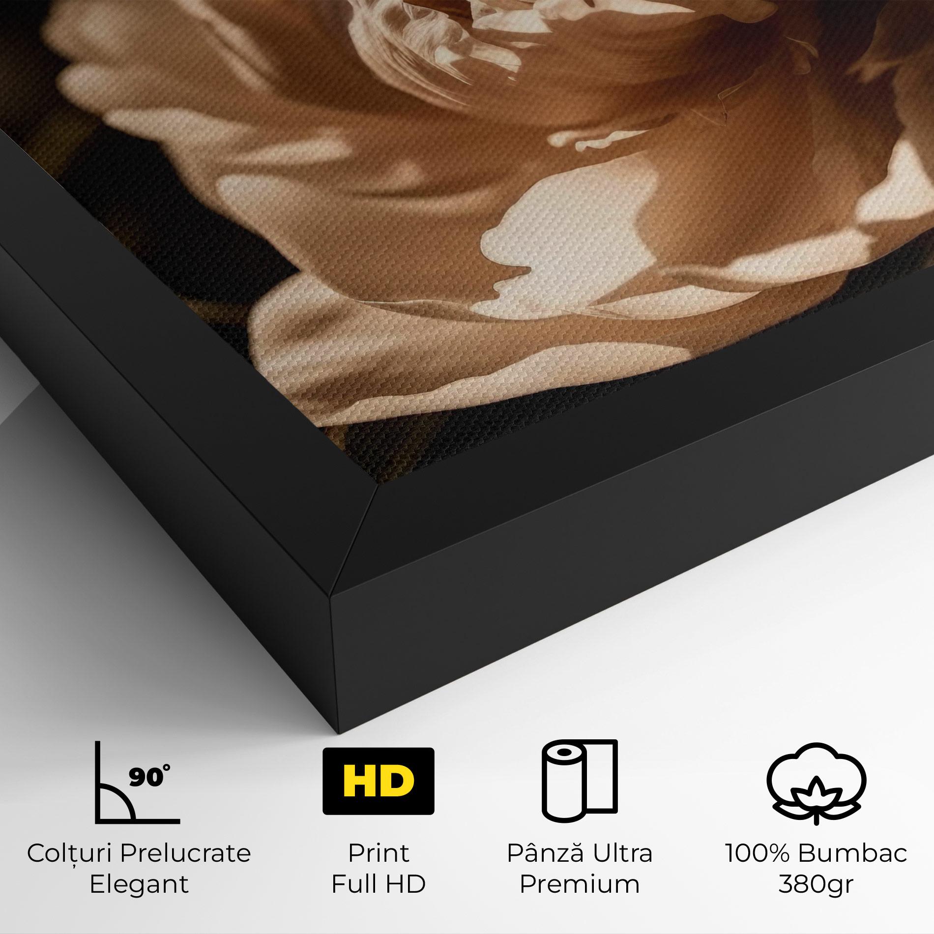 Tablou Canvas Cream Peony mockup 4