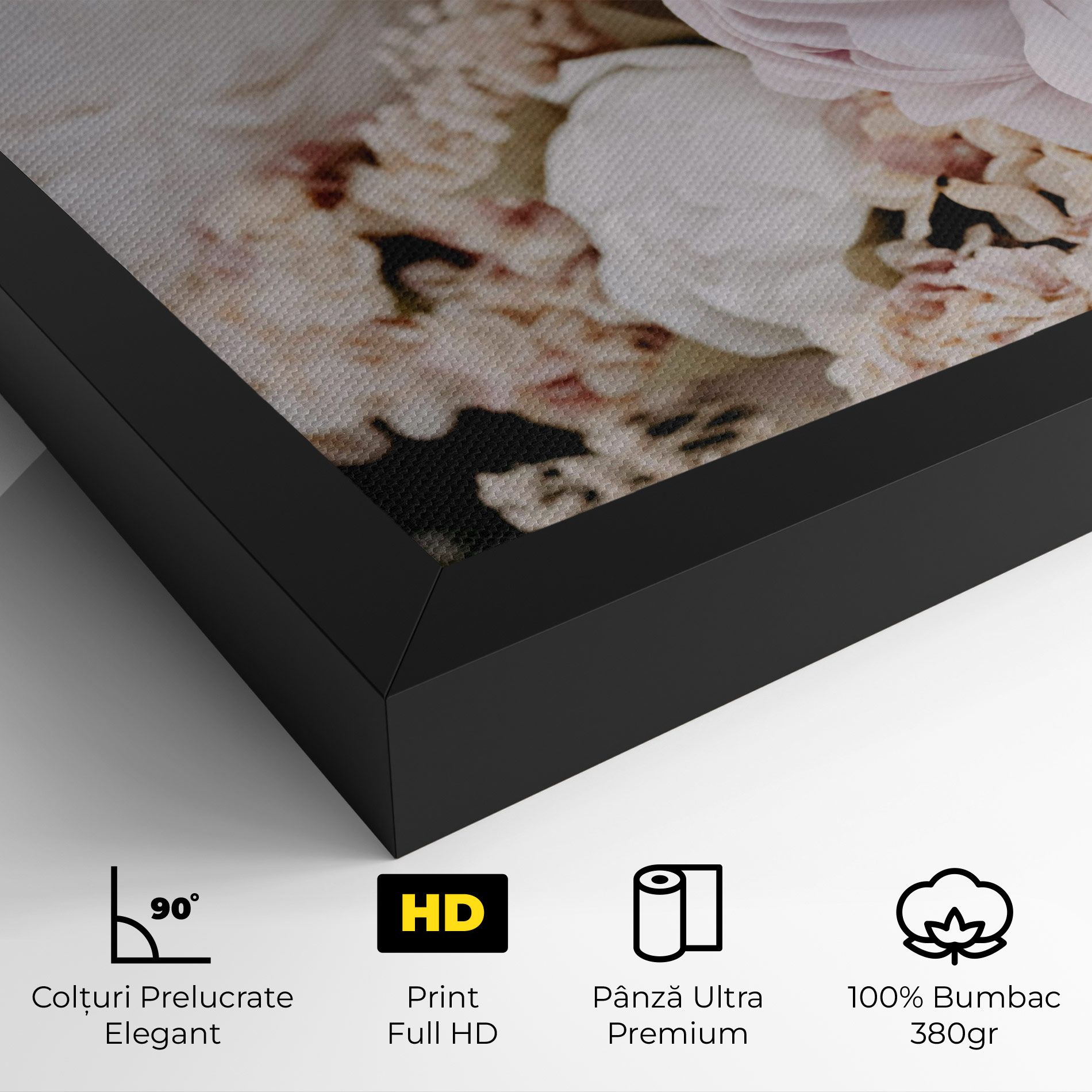 Grey Peony Bouquet mockup 4