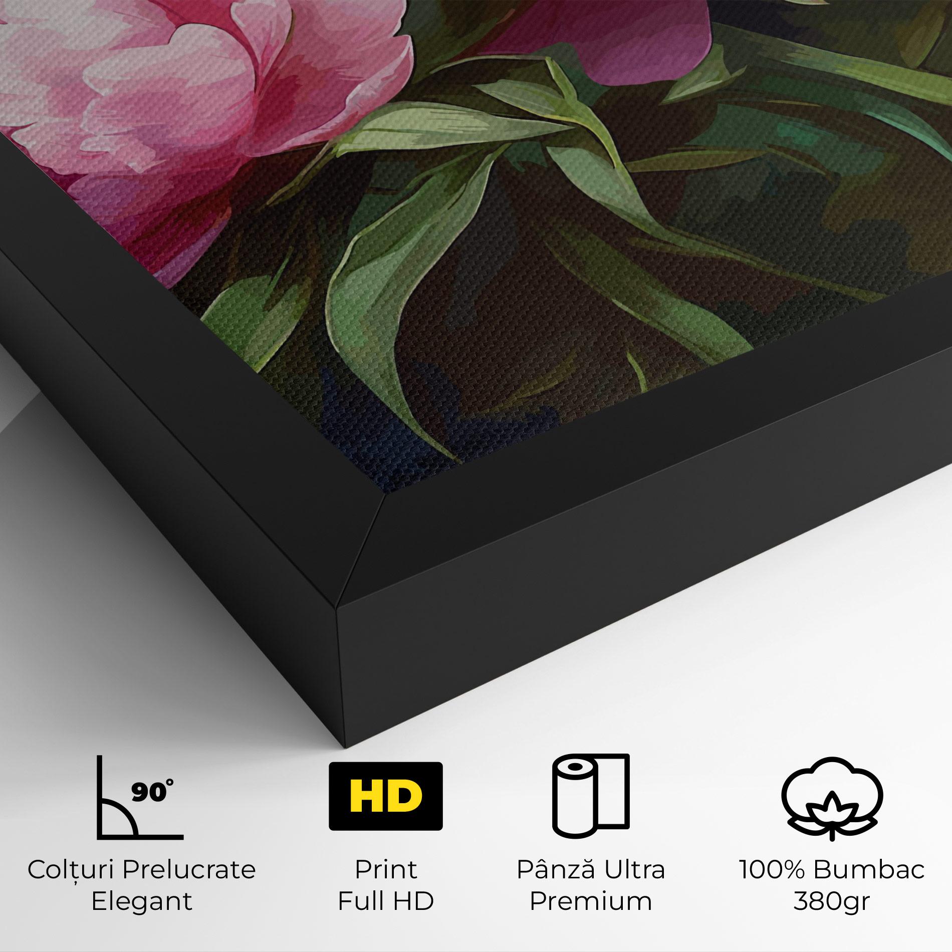 Tablou Canvas Peonies Art mockup 4