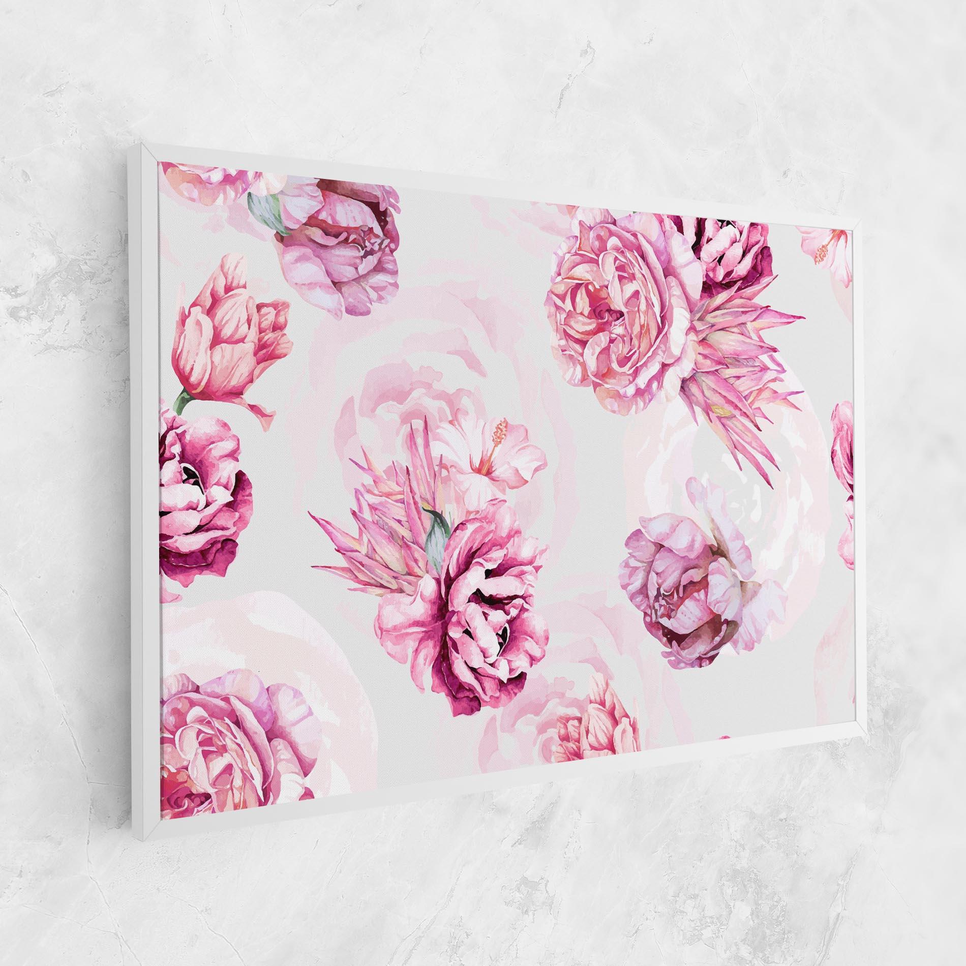 Tablou Canvas Blooming Peony mockup 1