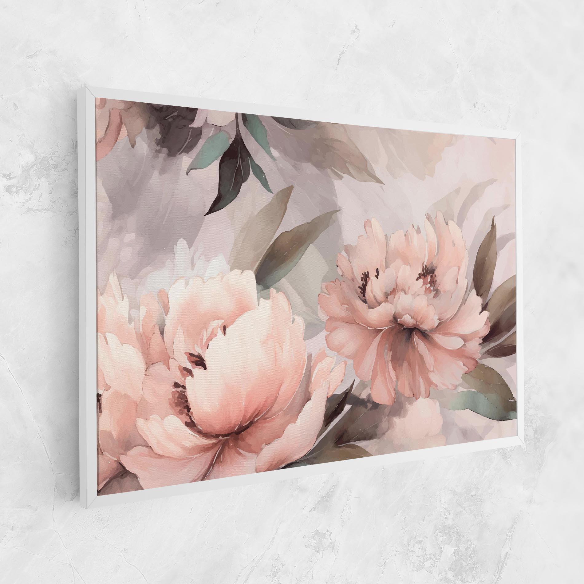 Tablou Canvas Dreamy Peony Art mockup 1