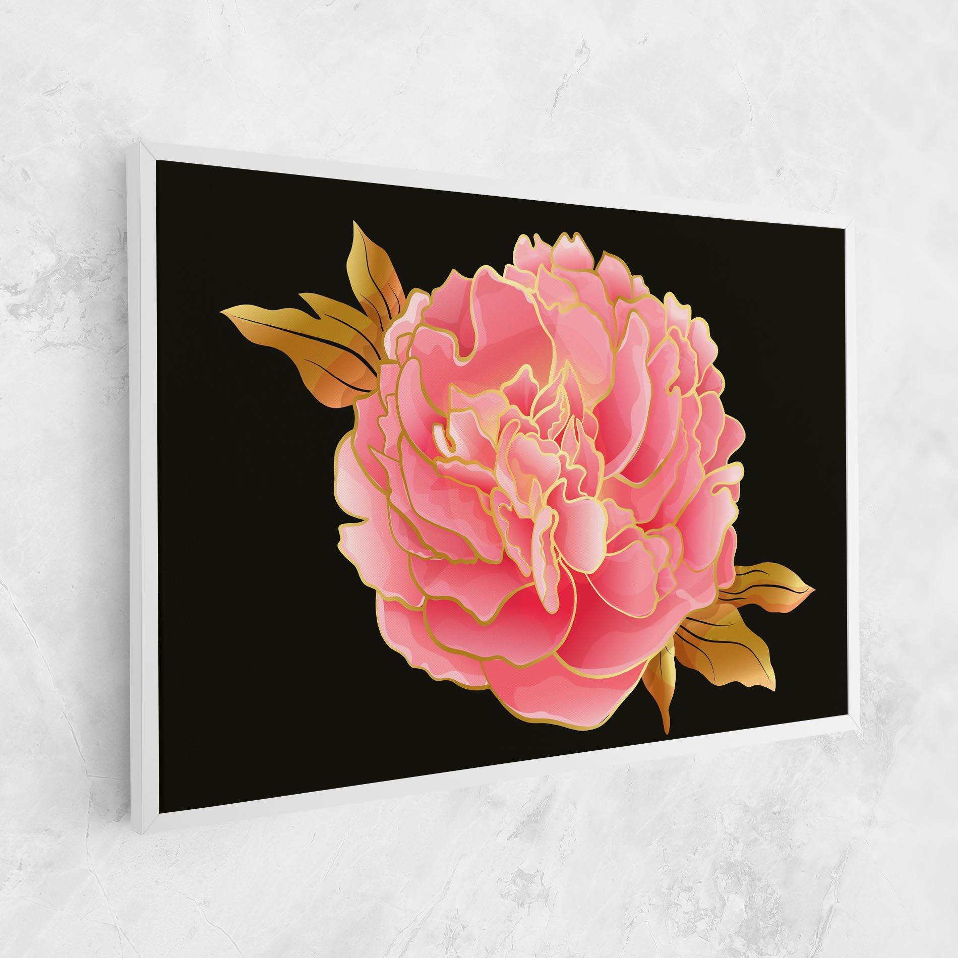 Gold Pinkk Peony mockup 1