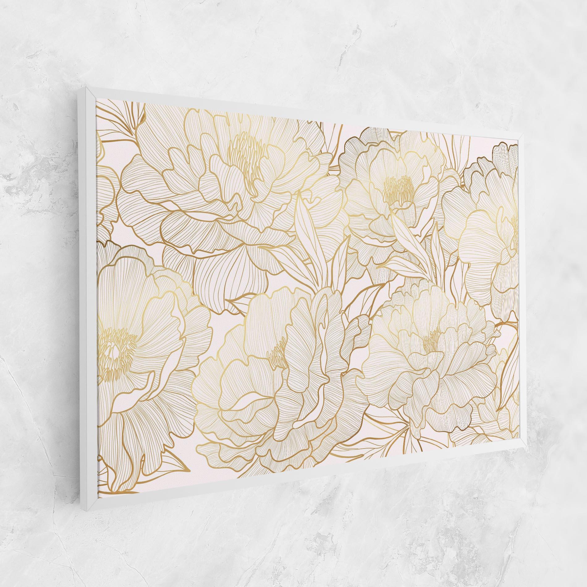 Tablou Canvas Golden Peony mockup 1