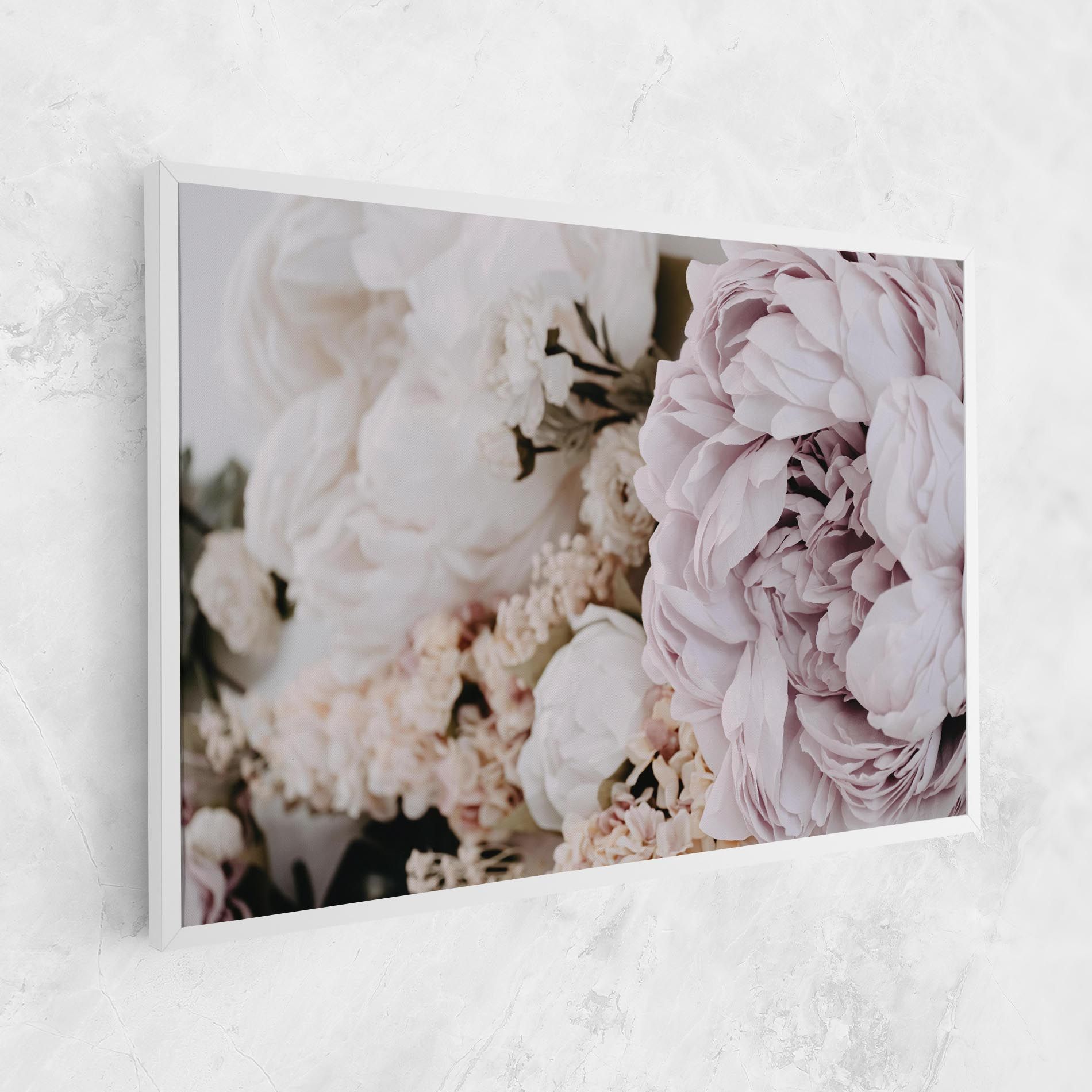 Grey Peony Bouquet mockup 1