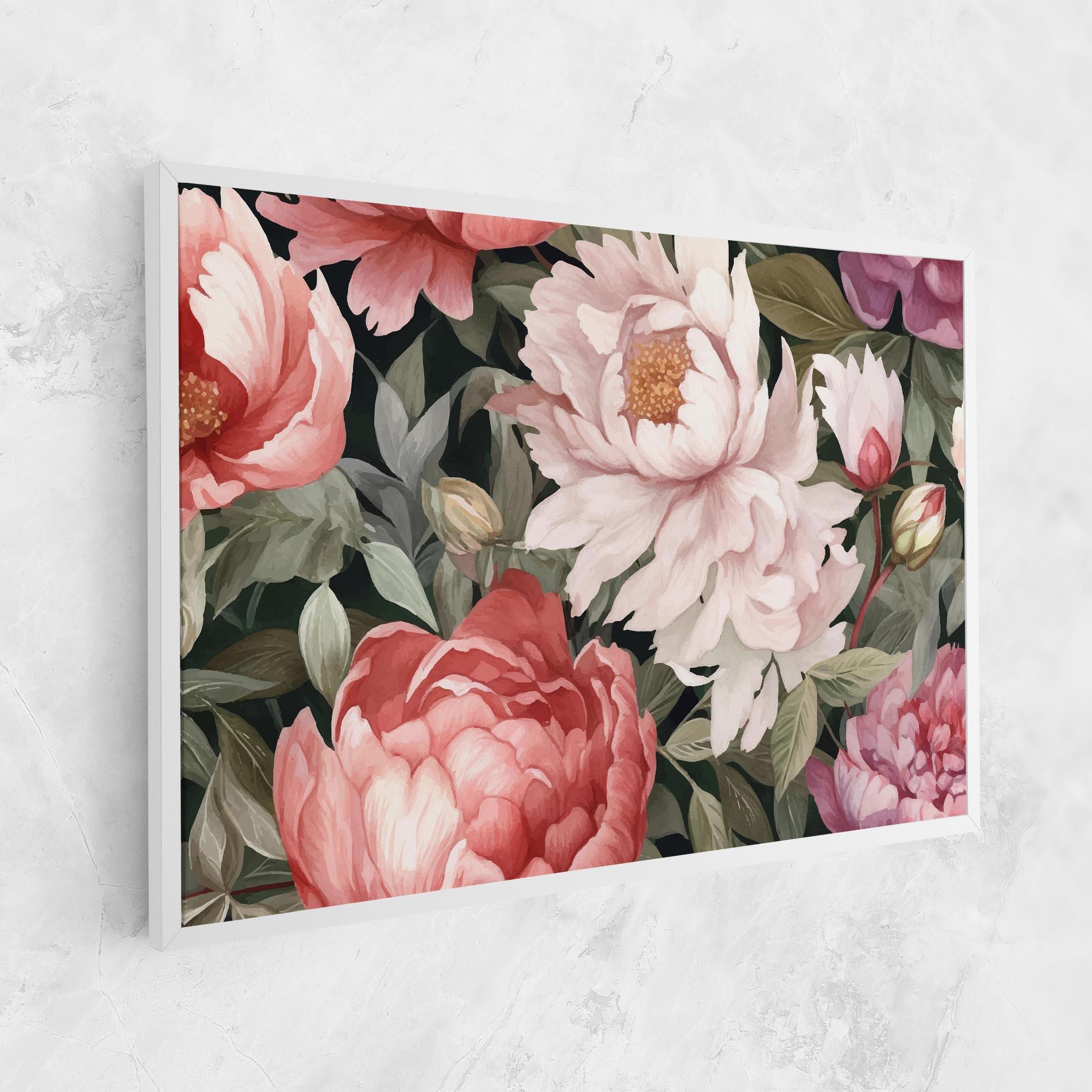 Tablou Canvas Light Peony Art mockup 1