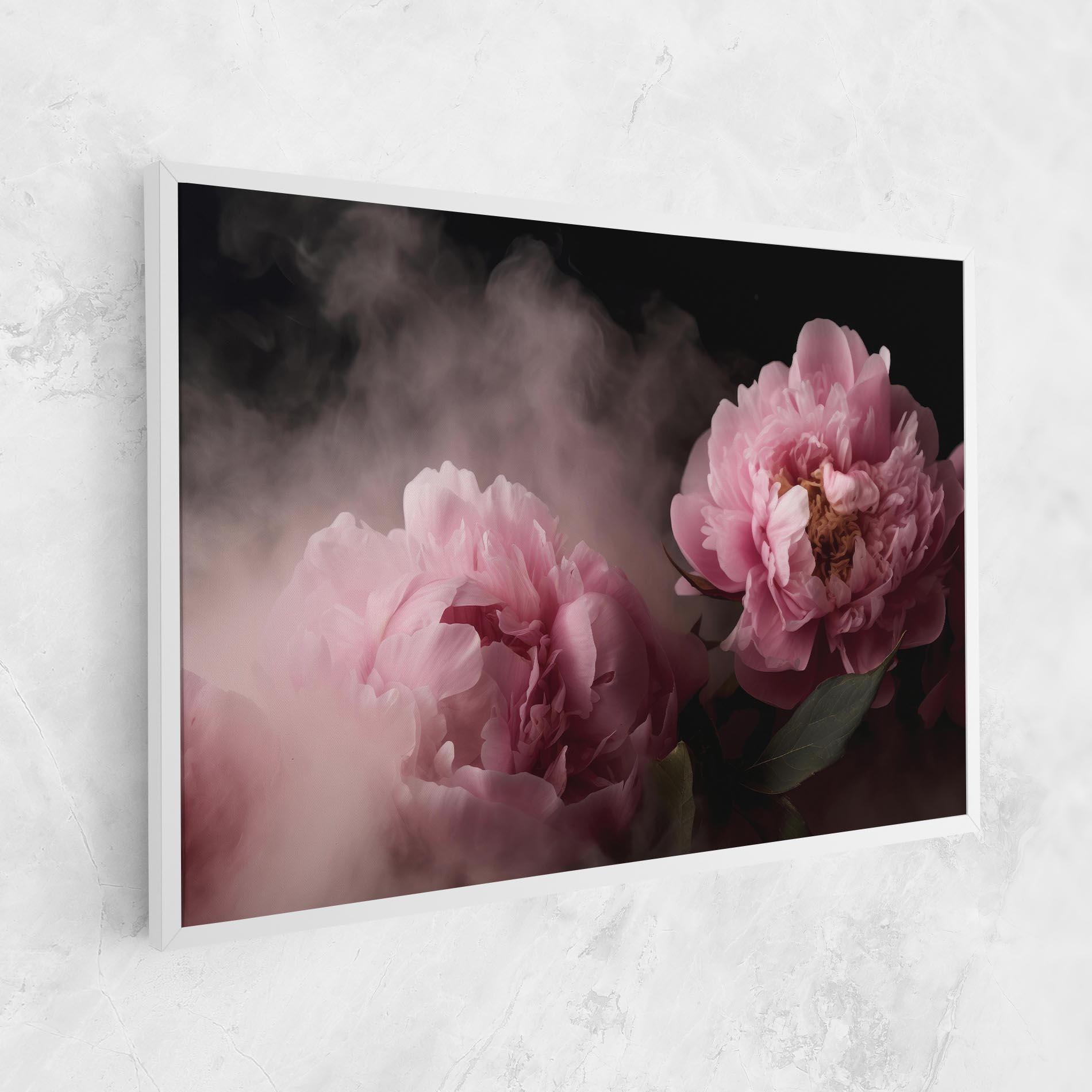 Tablou Canvas Peony In Smoke mockup 1