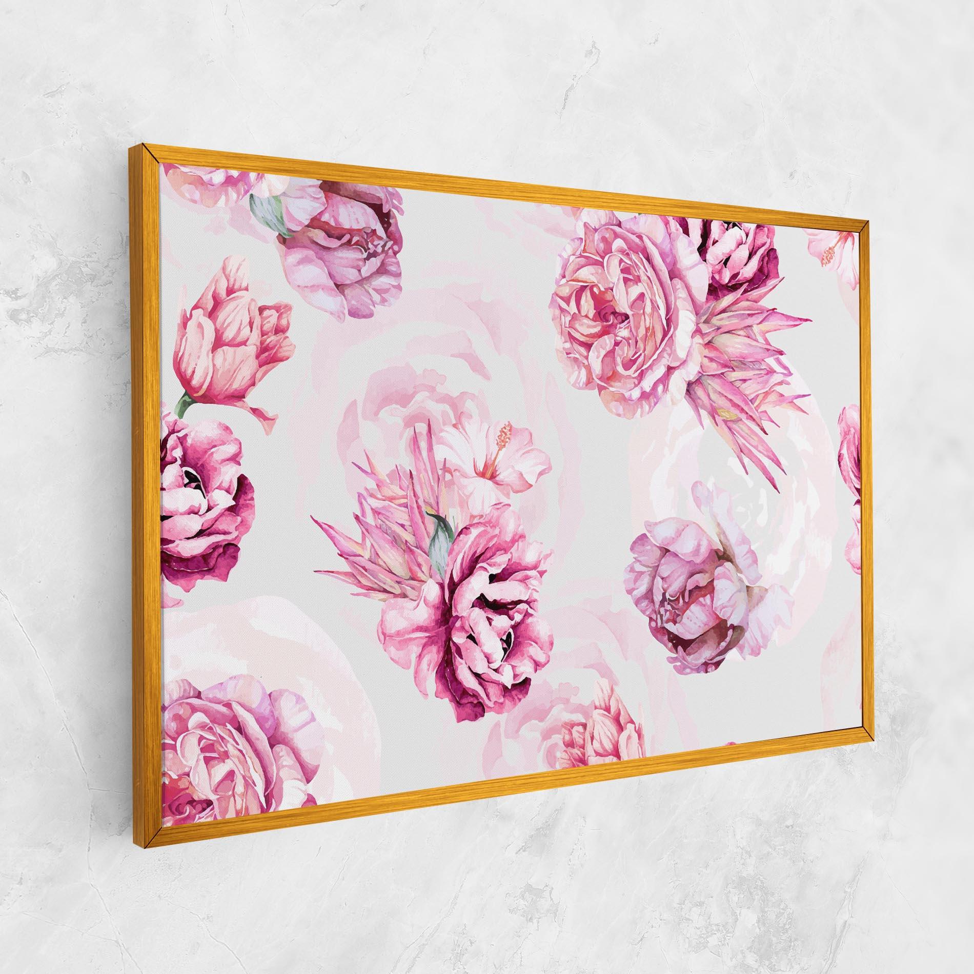 Tablou Canvas Blooming Peony mockup 1