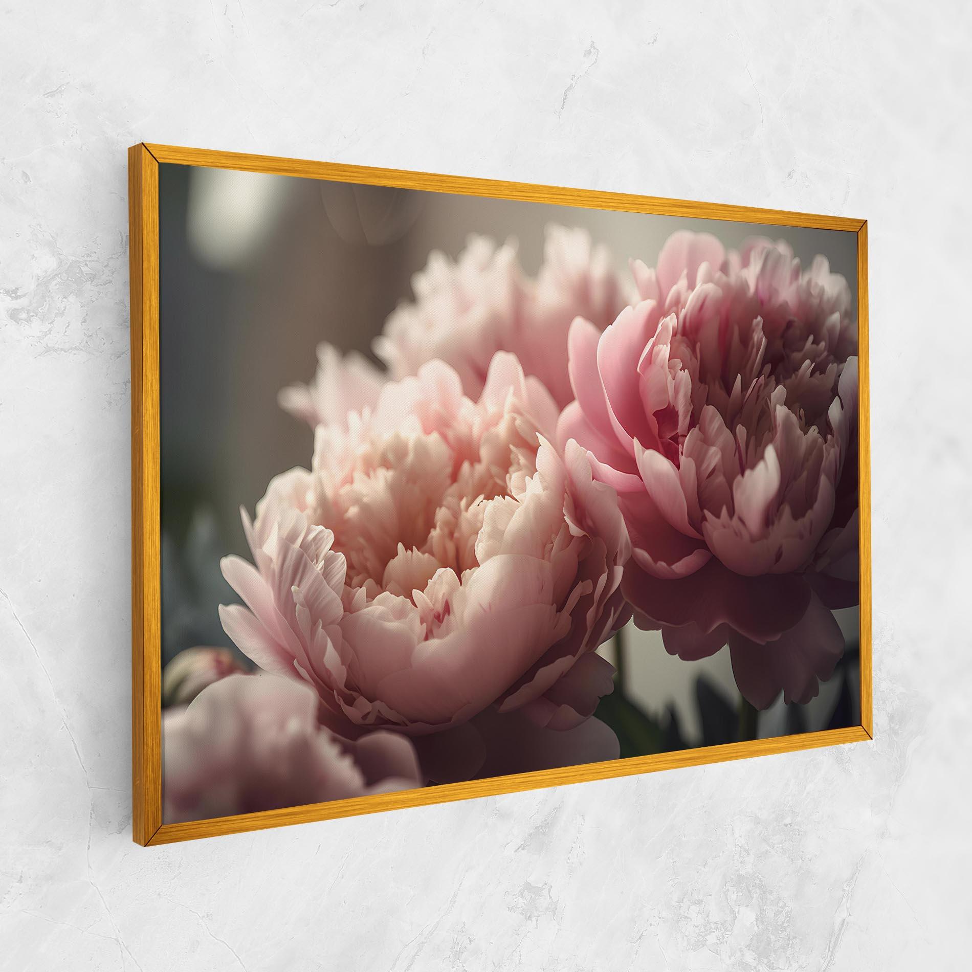 Tablou Canvas Cream Dreamy Peony mockup 1
