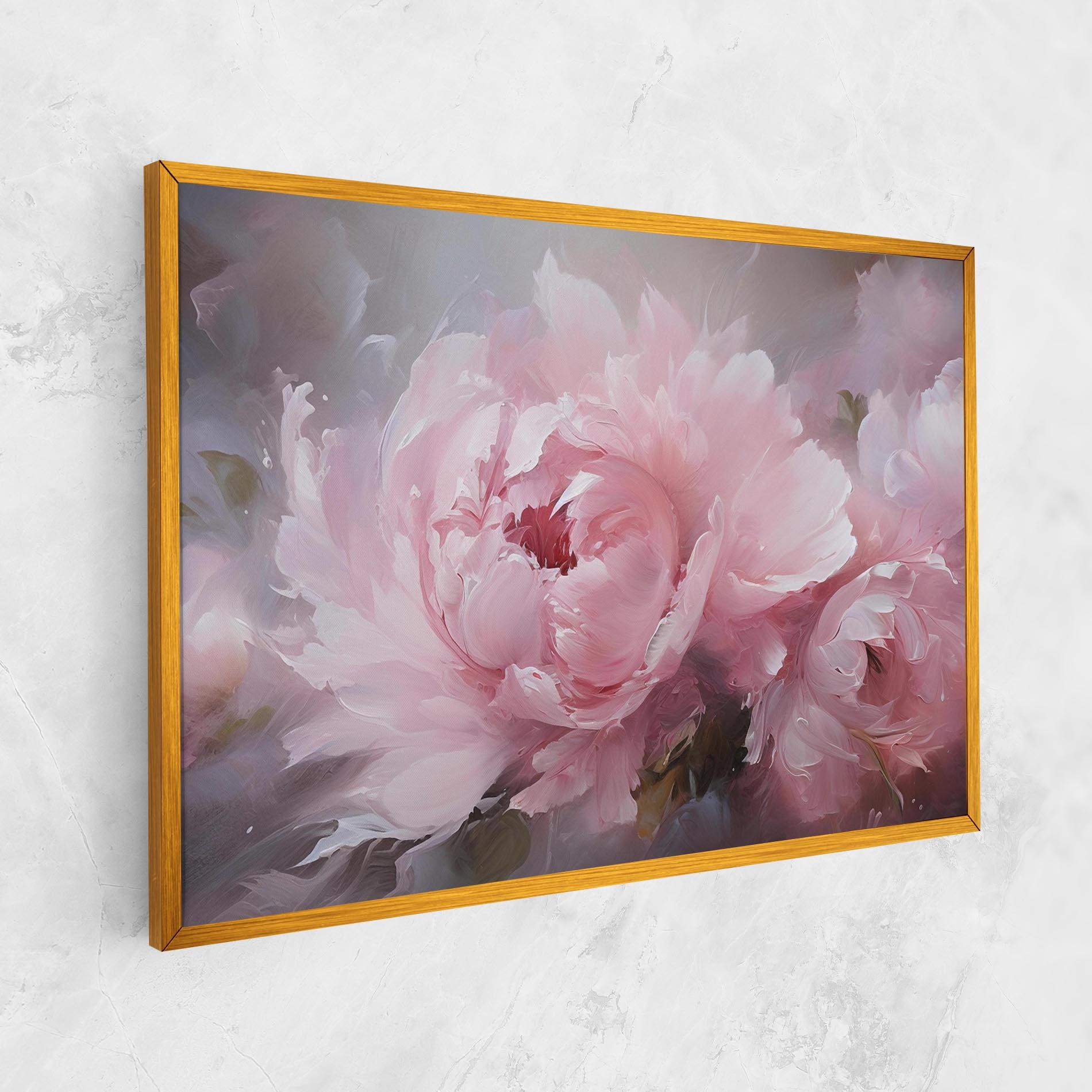 Tablou Canvas Dreamy Painting Peony mockup 1