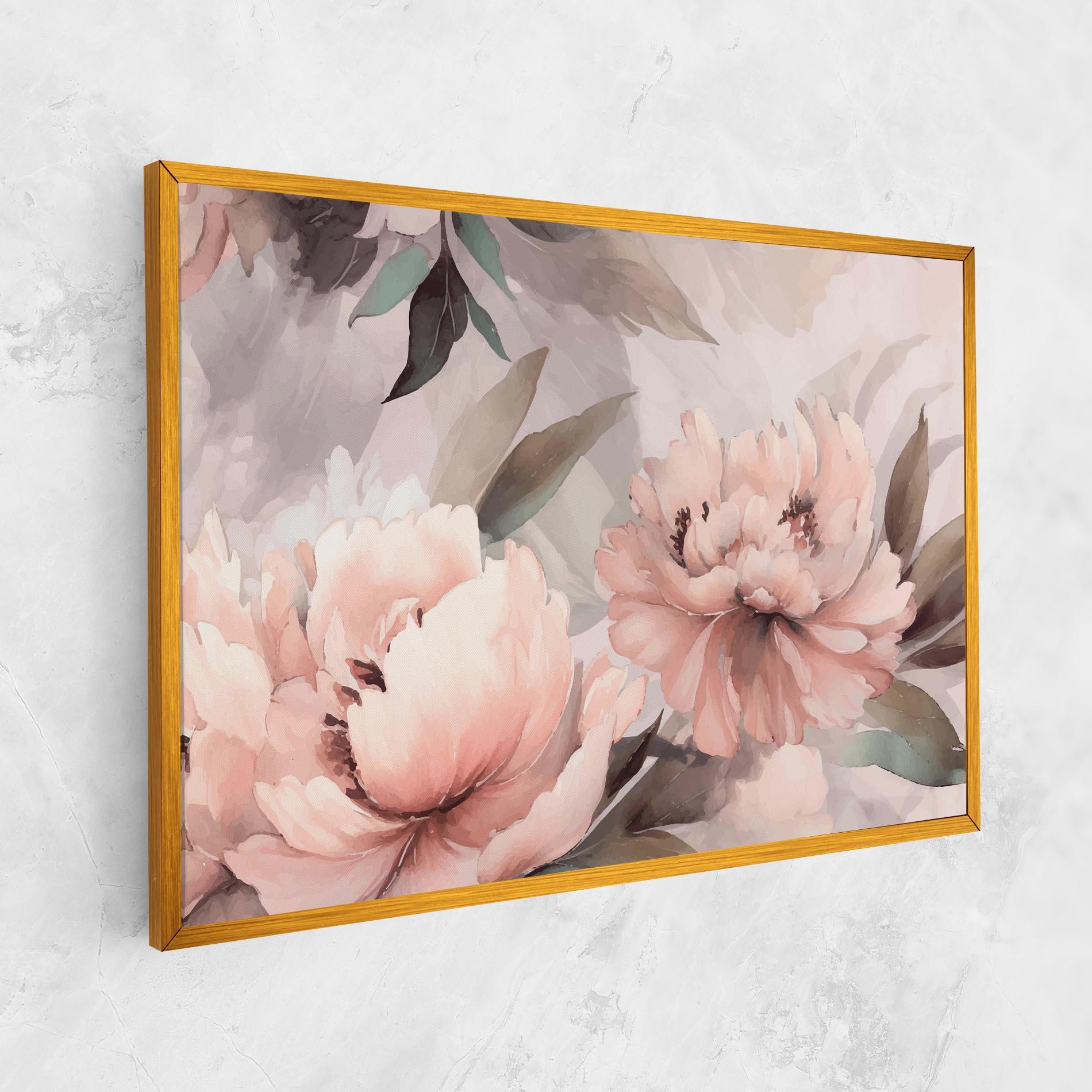 Tablou Canvas Dreamy Peony Art mockup 1
