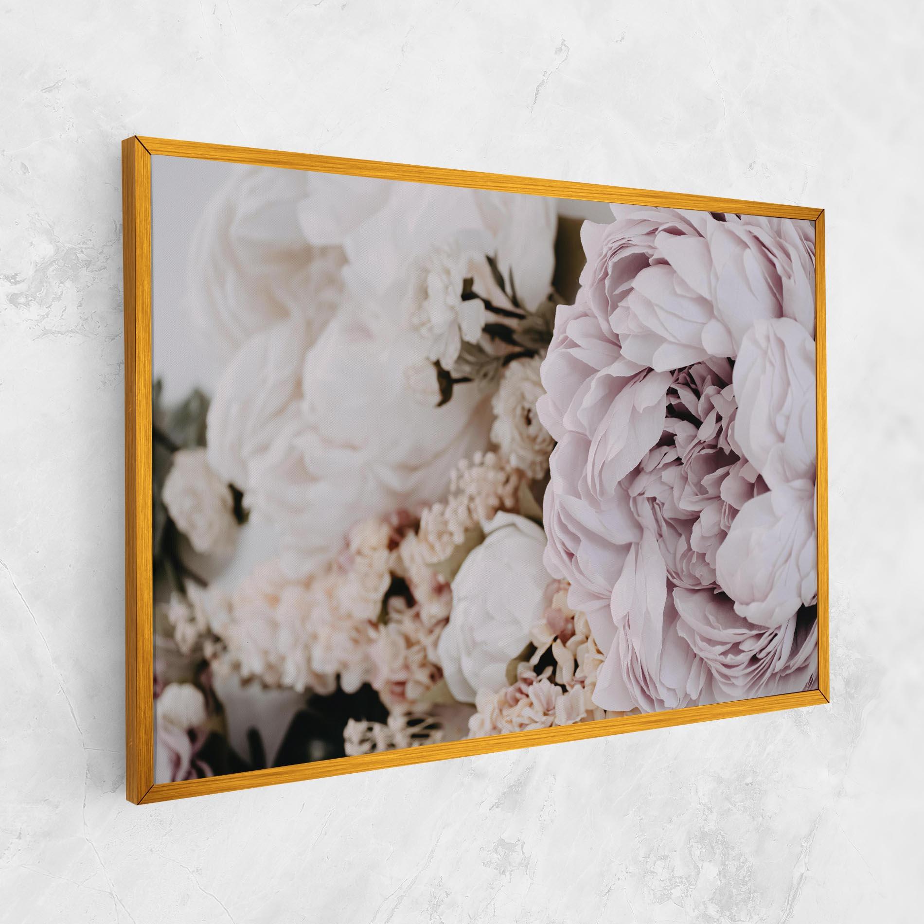 Tablou Canvas Grey Peony Bouquet mockup 1