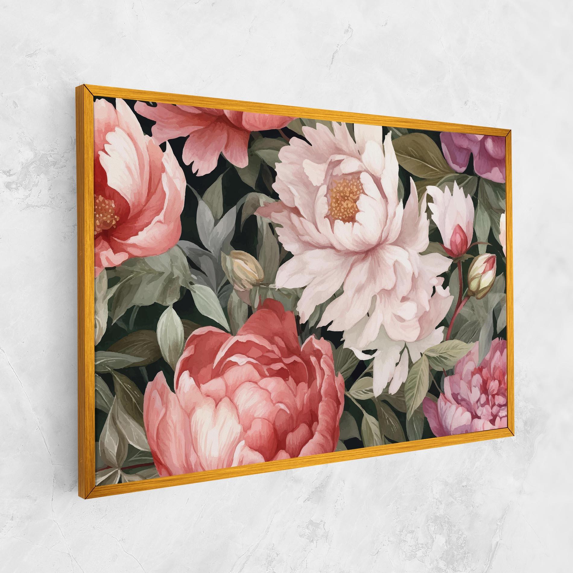 Tablou Canvas Light Peony Art mockup 1