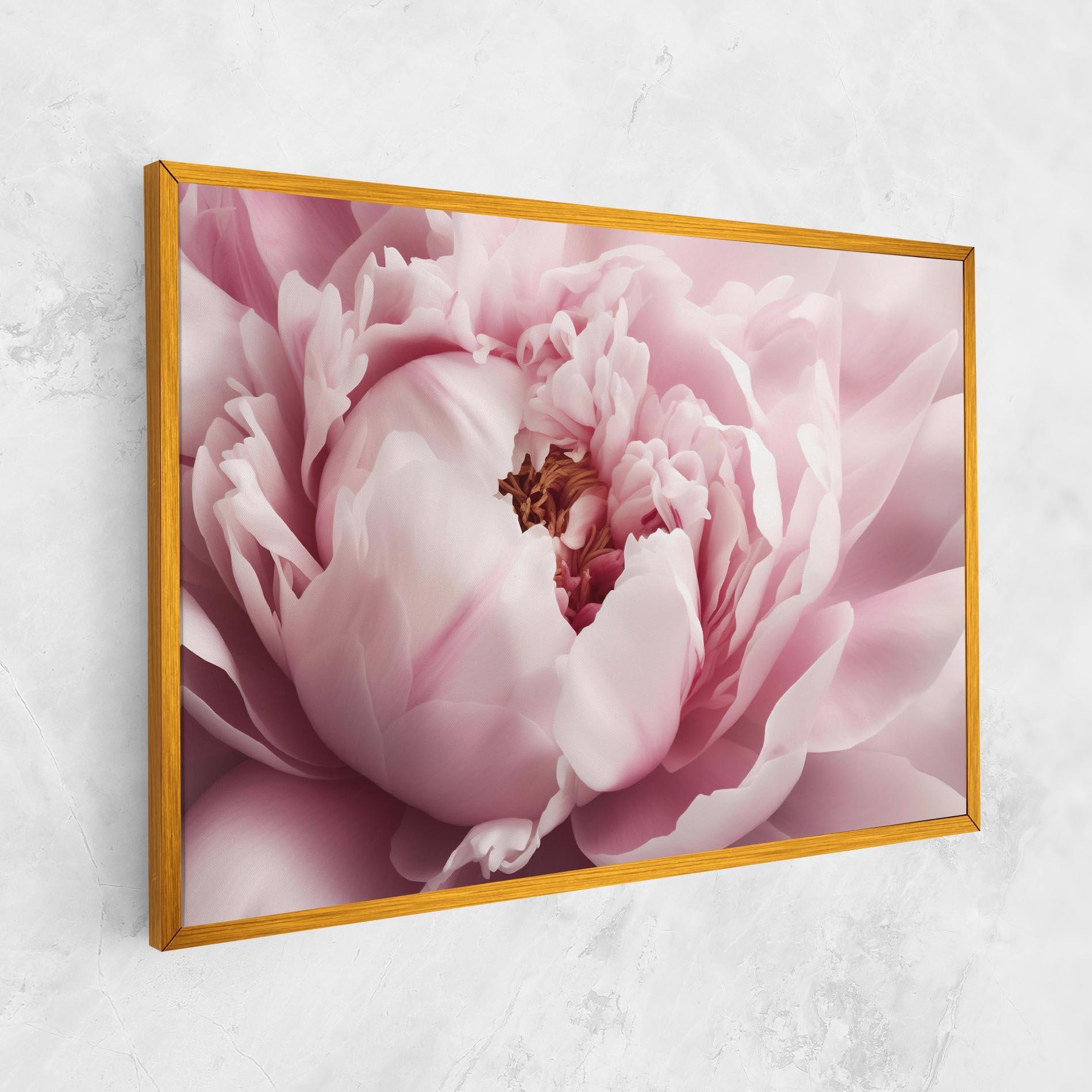 Tablou Canvas Pastel Peony Petals mockup 1