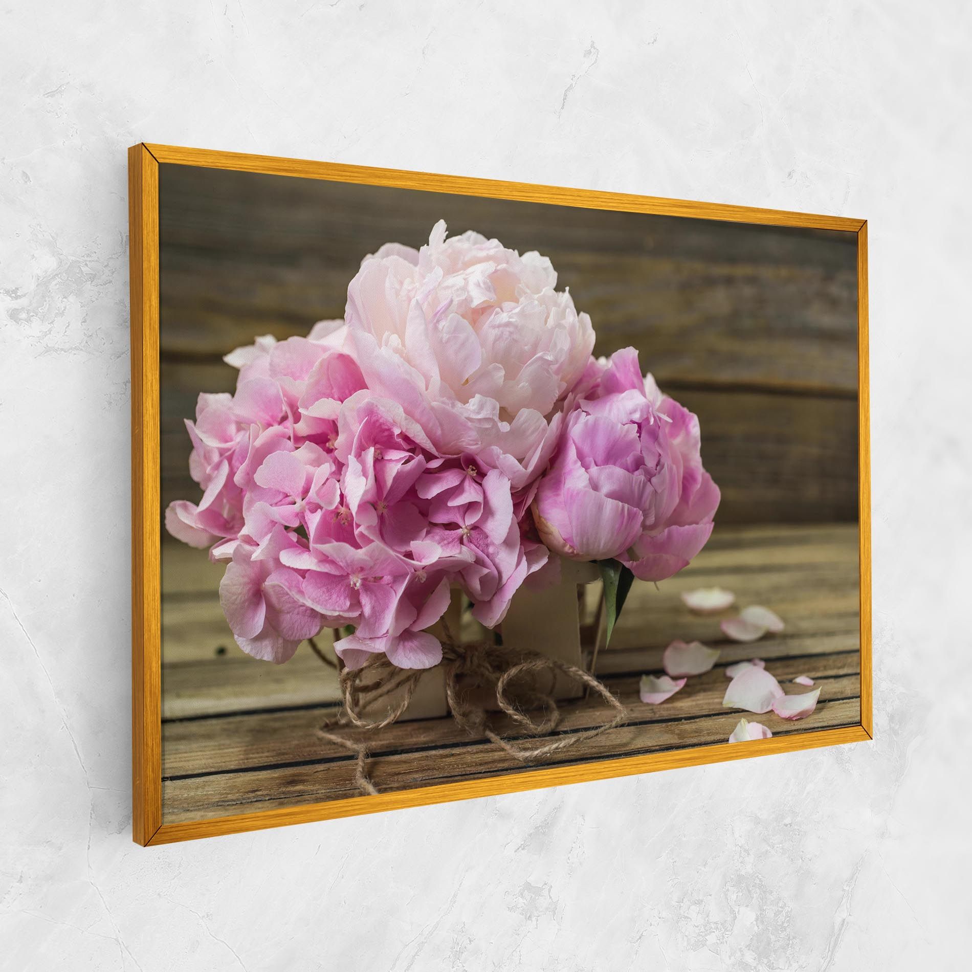 Peony On Table mockup 1