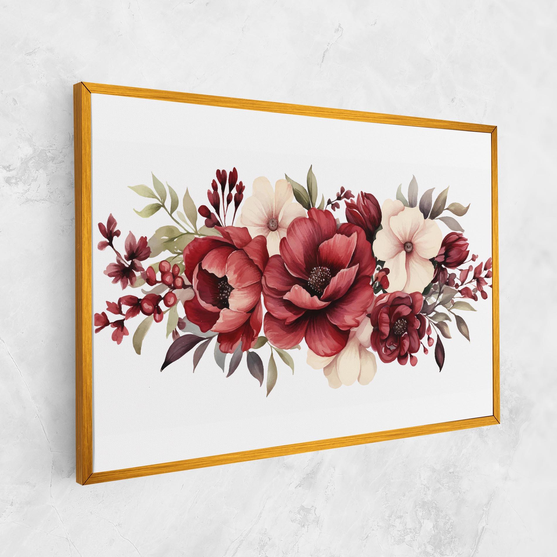 Tablou Canvas Red Peony mockup 1