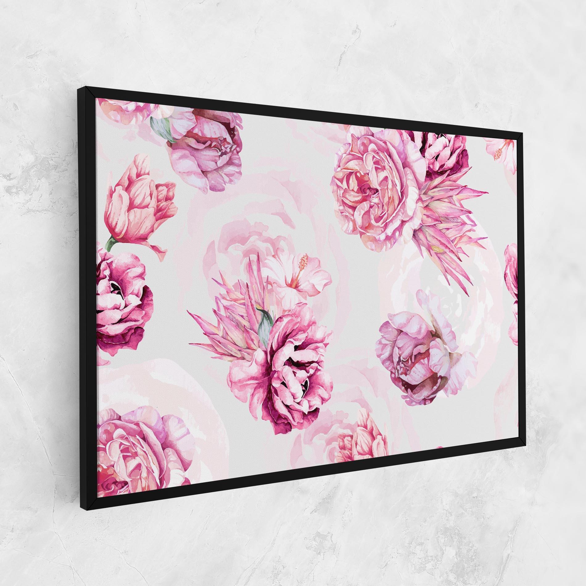 Tablou Canvas Blooming Peony mockup 1