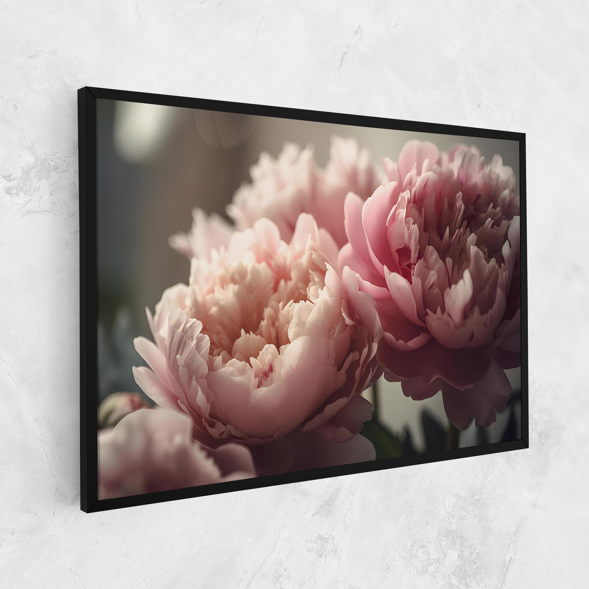 Tablou Canvas Cream Dreamy Peony mockup 1