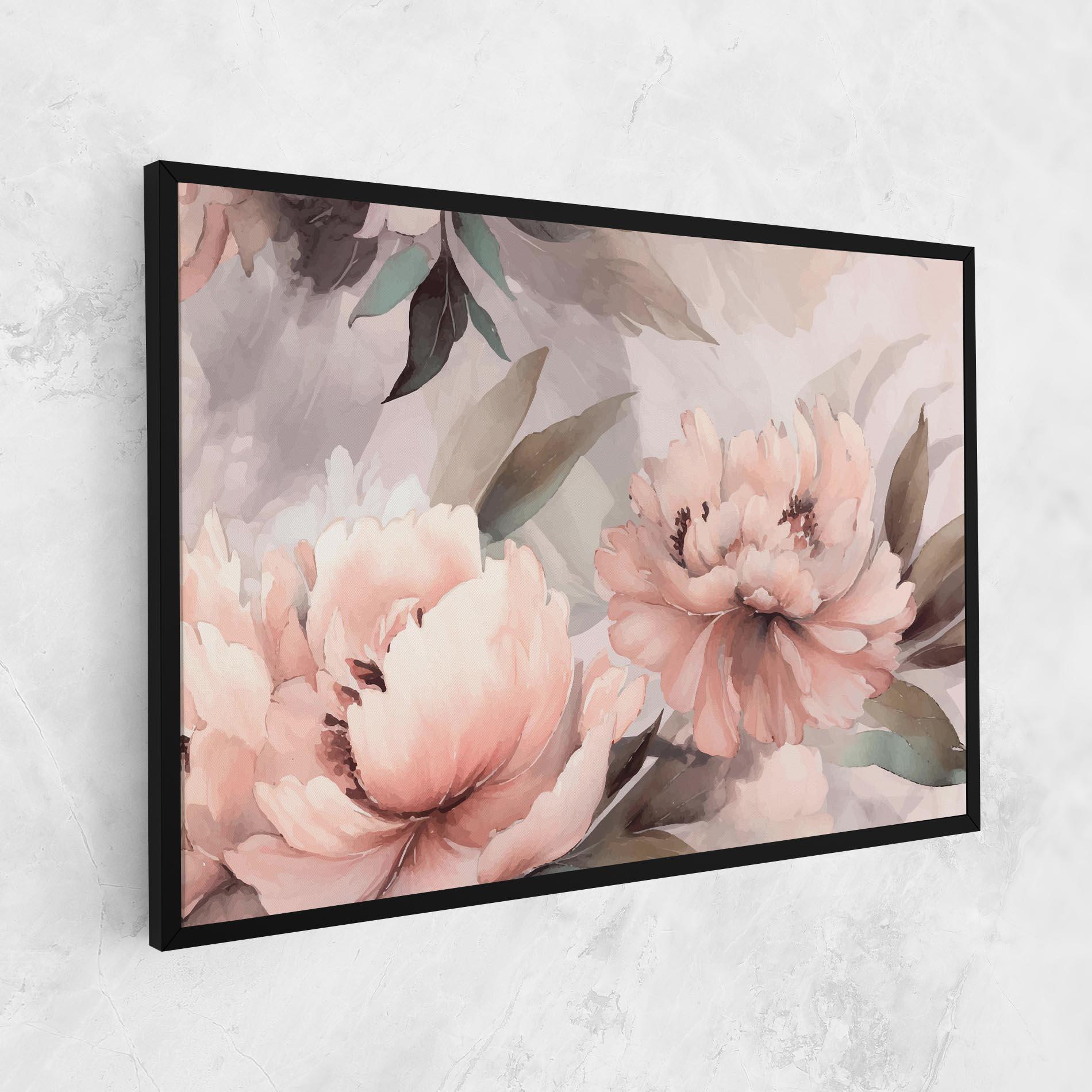 Tablou Canvas Dreamy Peony Art mockup 1