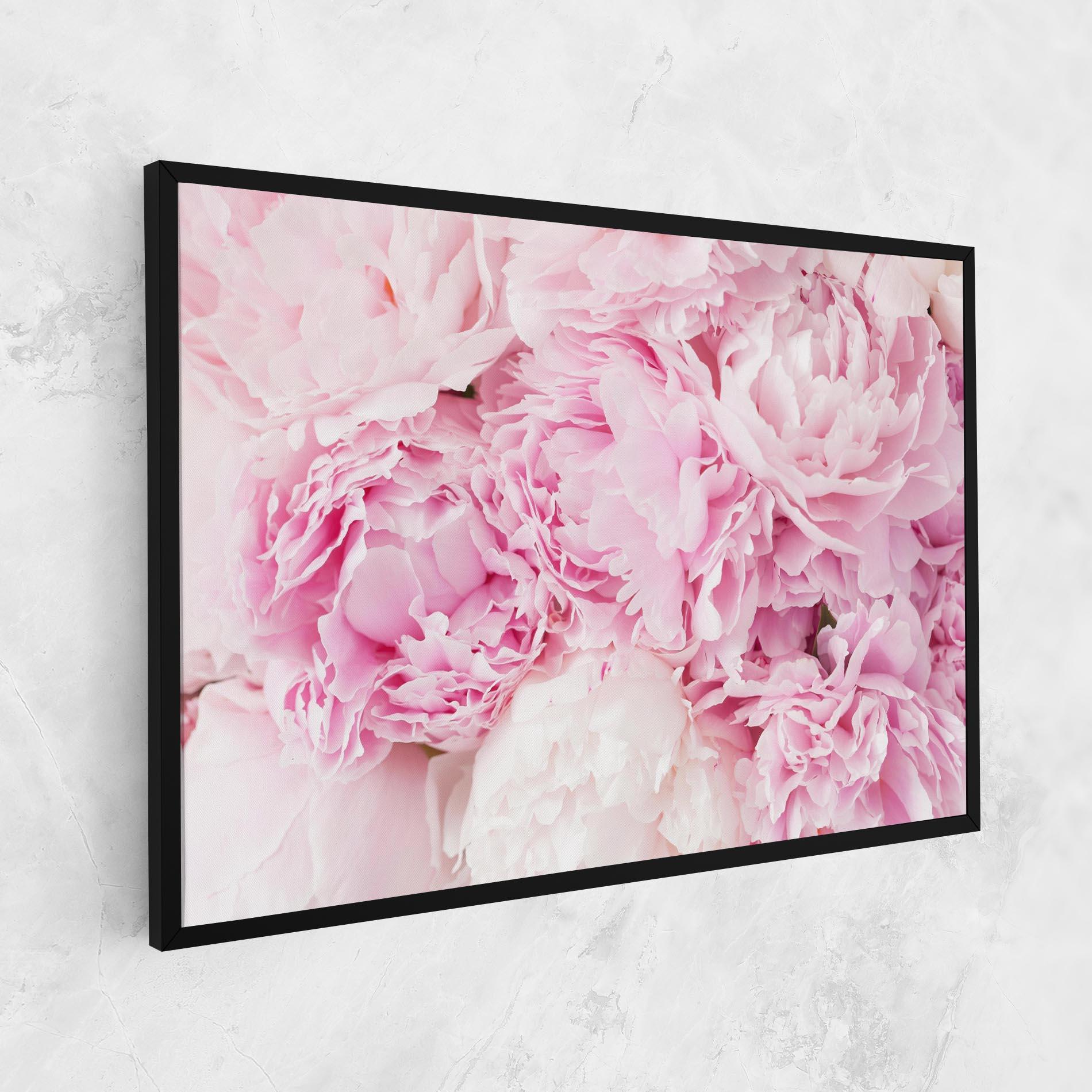 Tablou Canvas Dreamy Pink Pastel Peony mockup 1
