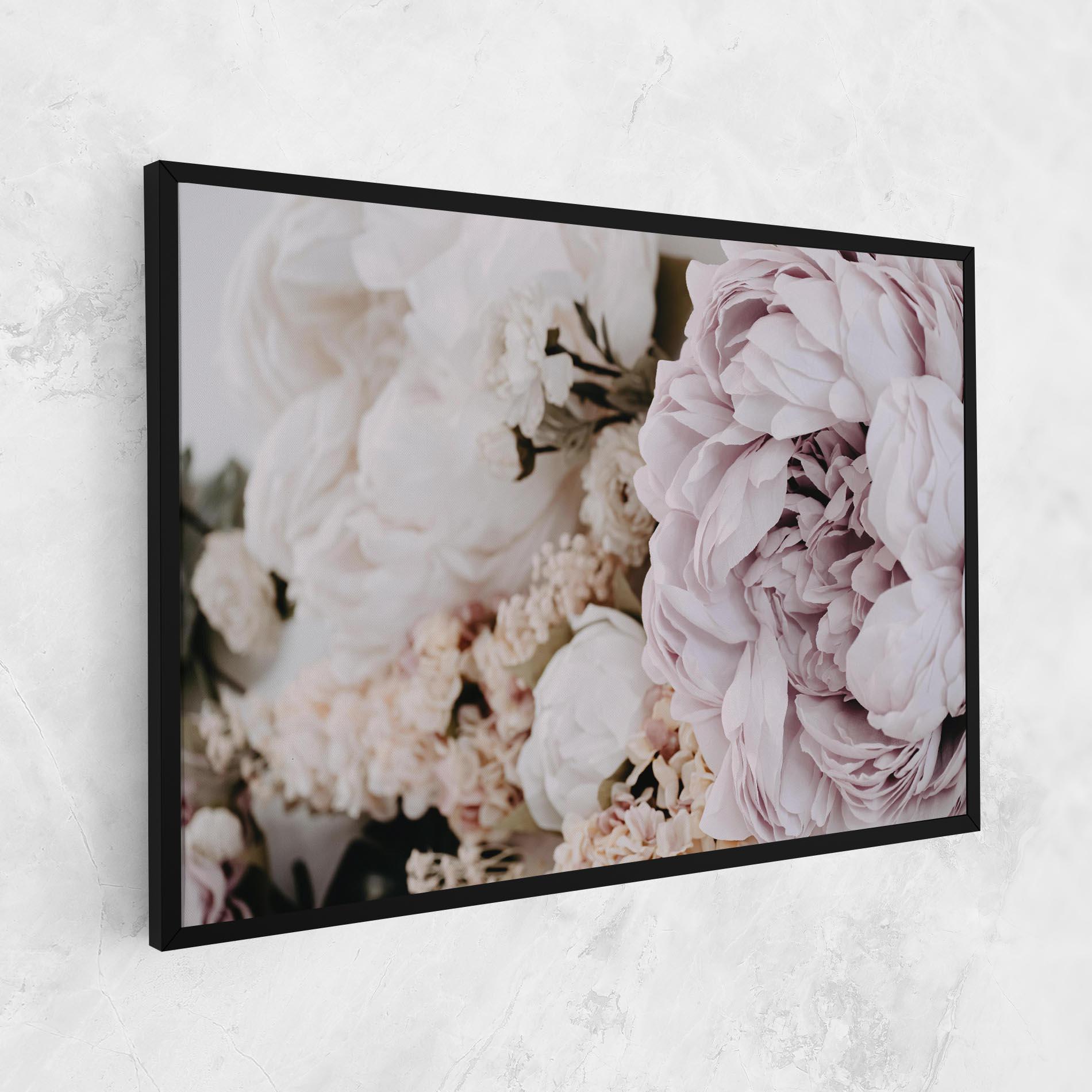 Tablou Canvas Grey Peony Bouquet mockup 1