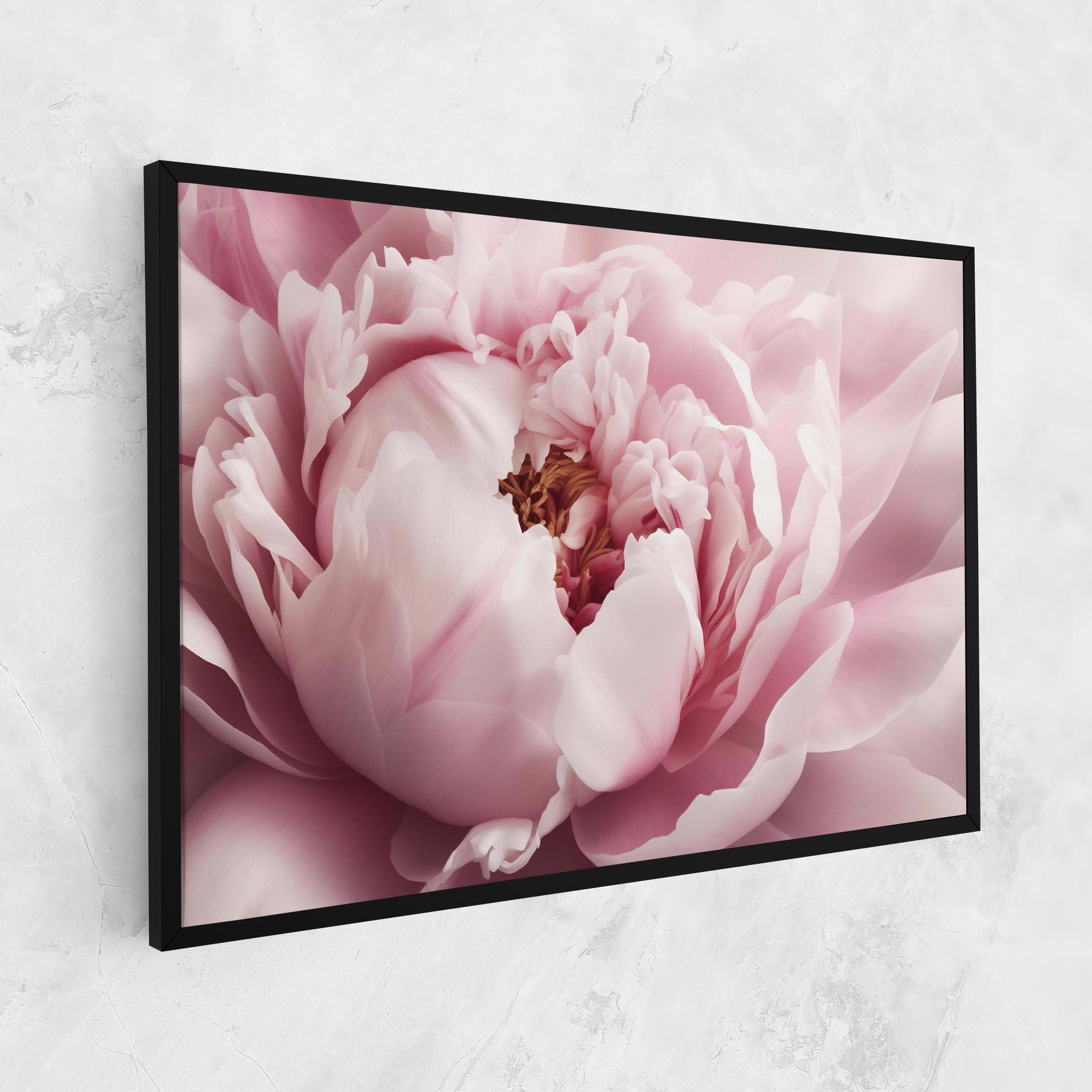 Tablou Canvas Pastel Peony Petals mockup 1