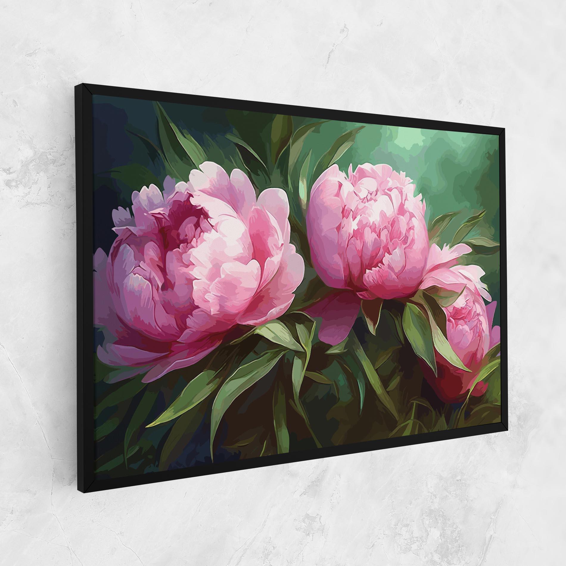 Tablou Canvas Peonies Art mockup 1