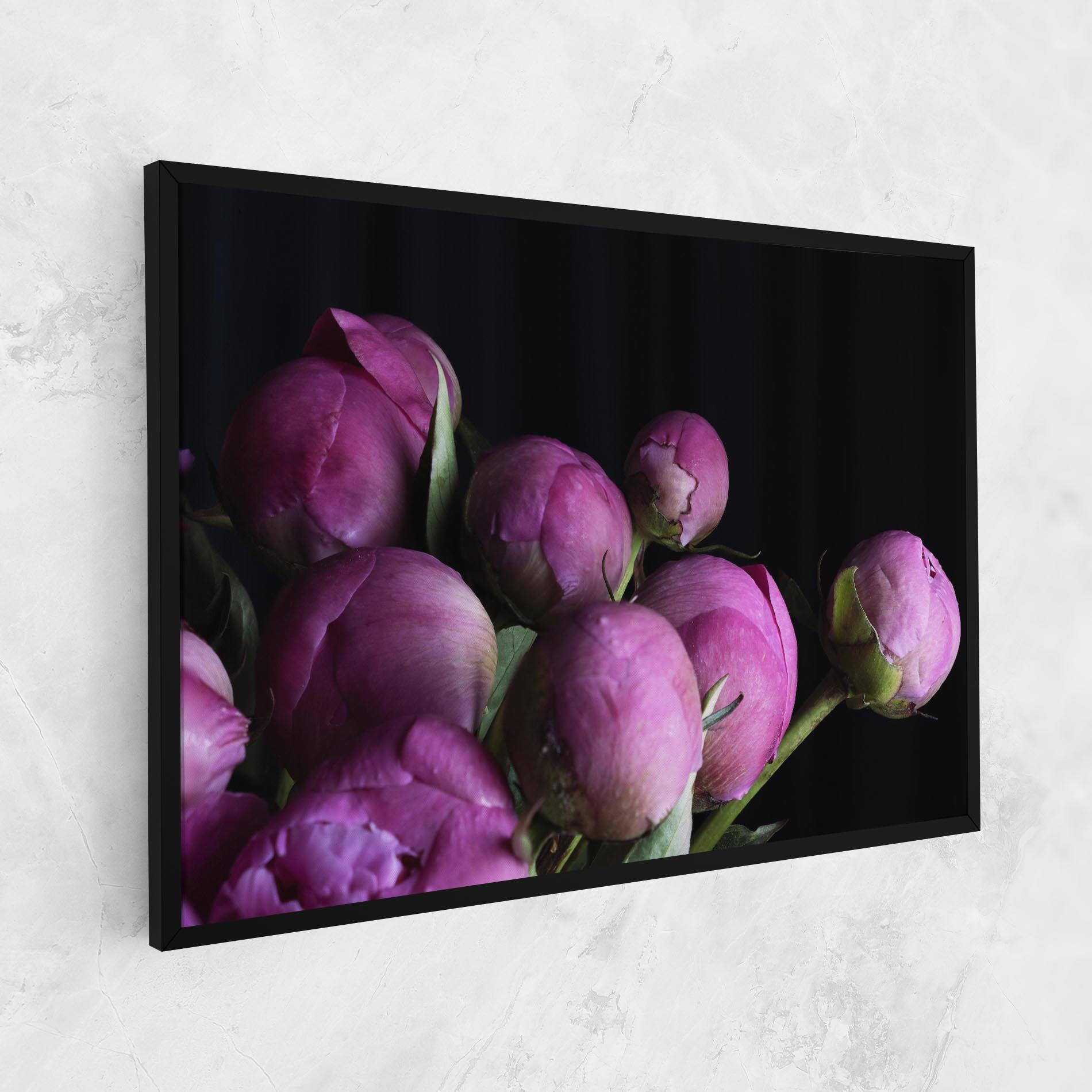 Tablou Canvas Peony Buds mockup 1
