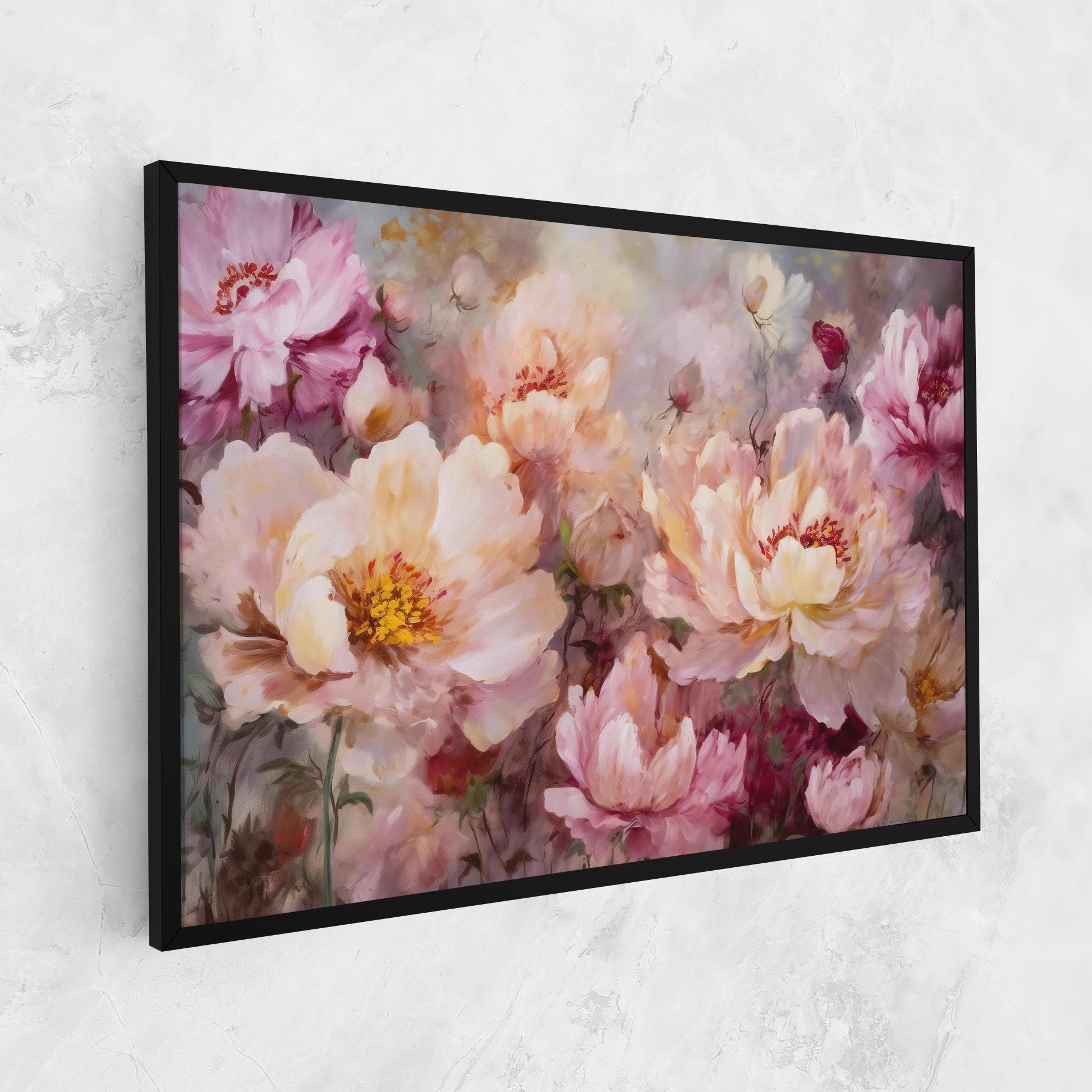 Peony Painting Art mockup 1