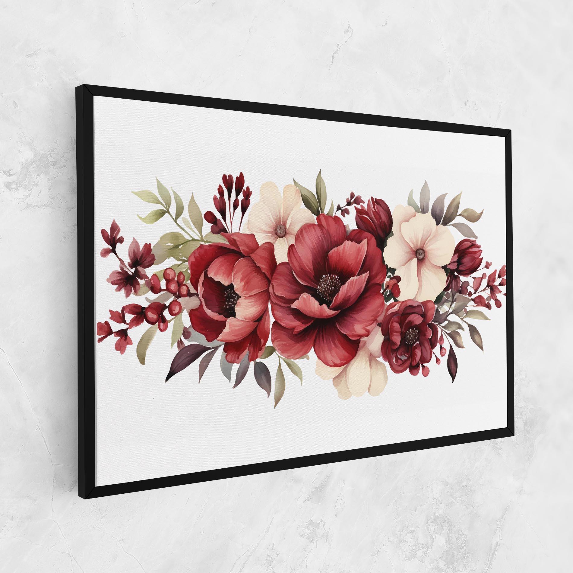 Tablou Canvas Red Peony mockup 1