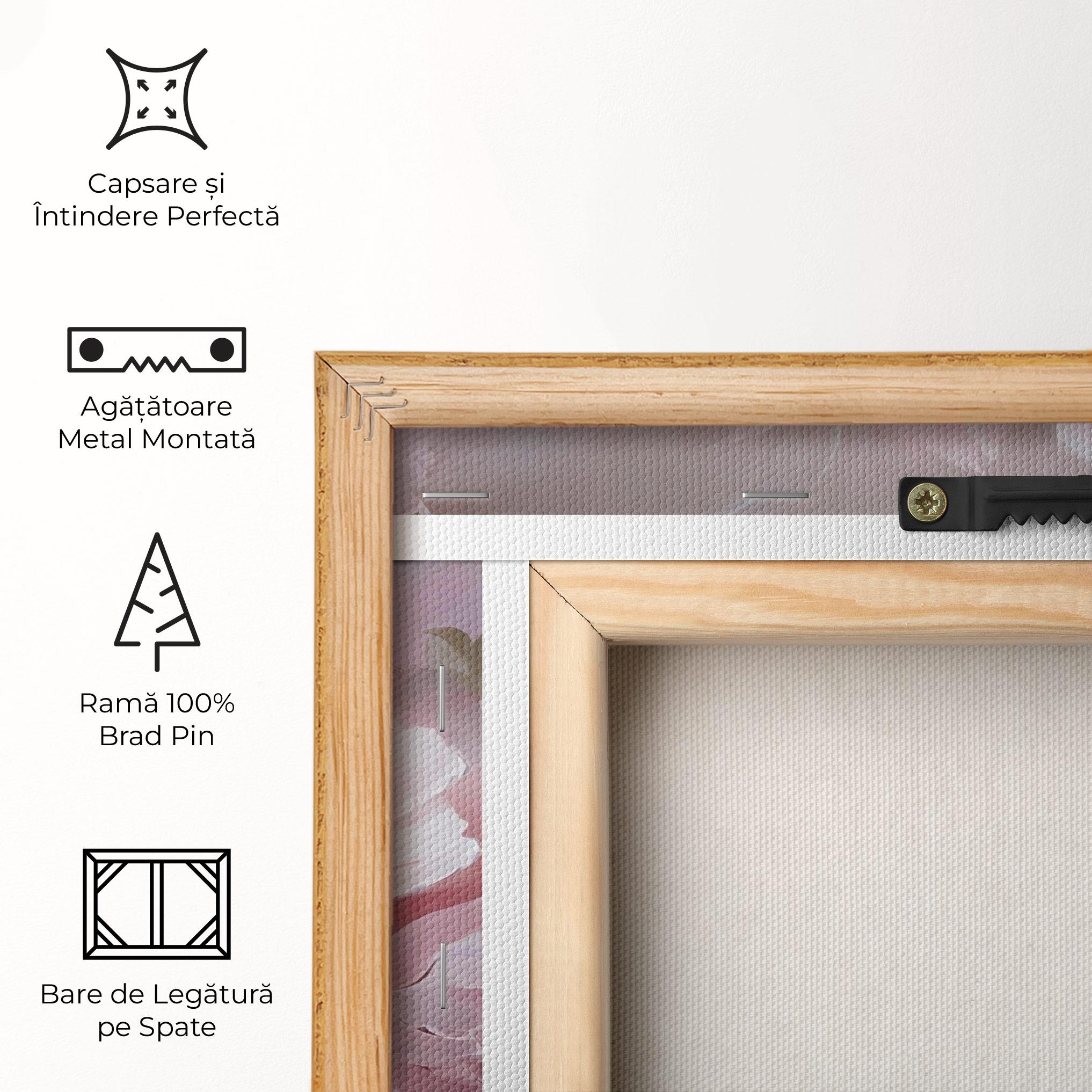 Tablou Canvas Dreamy Painting Peony mockup 5