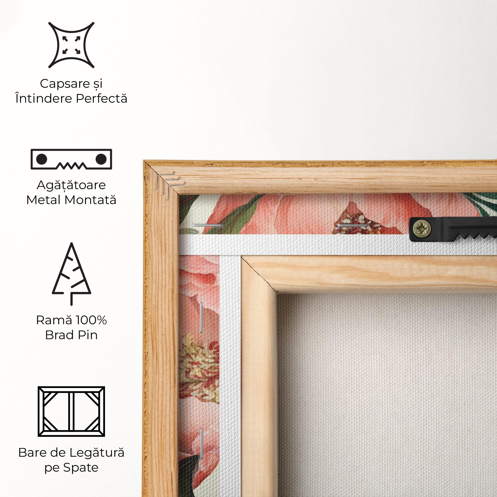 Tablou Canvas Light Red Peony mockup 5