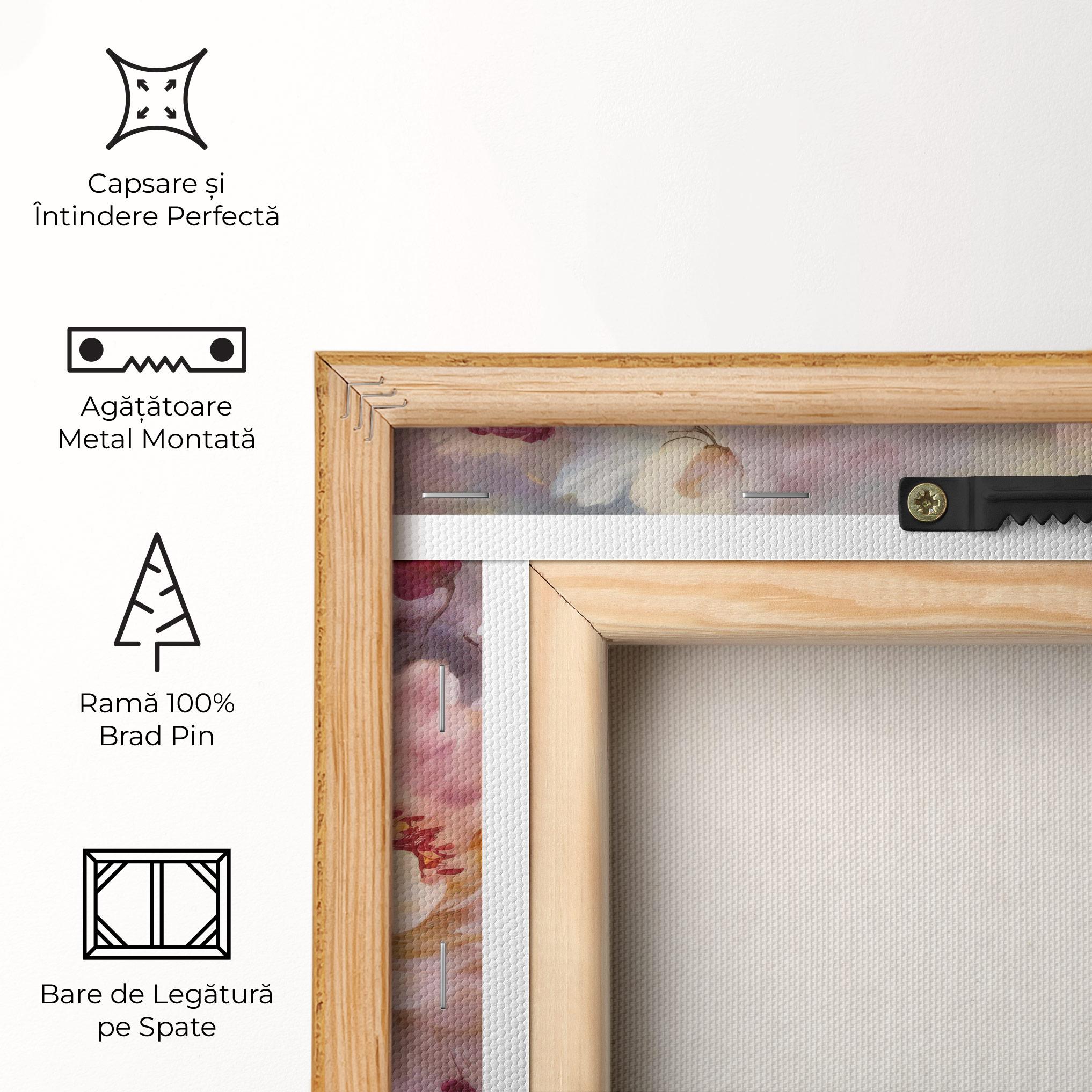 Tablou Canvas Peony Painting Art mockup 5