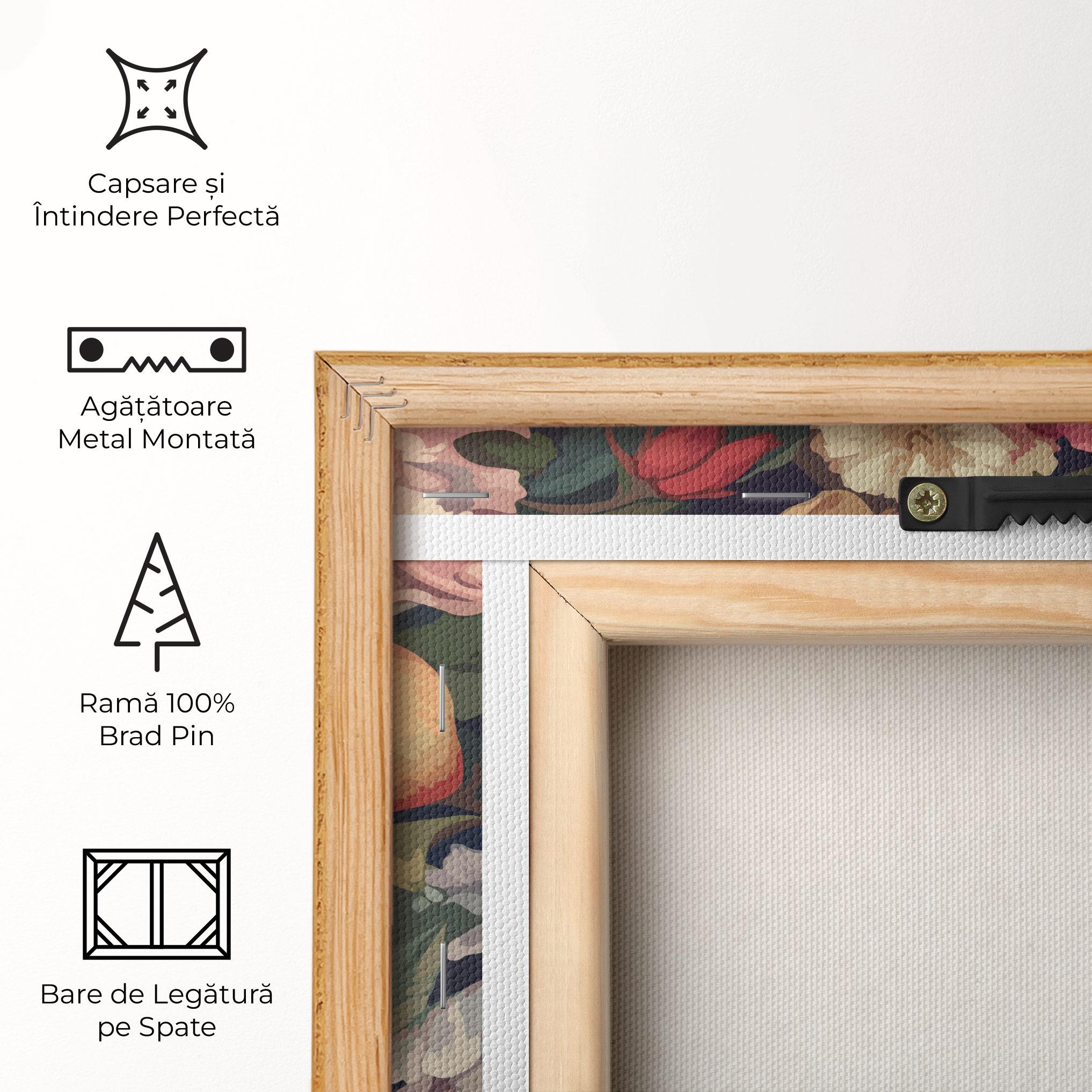 Tablou Canvas Pretty Artistic Peony mockup 5