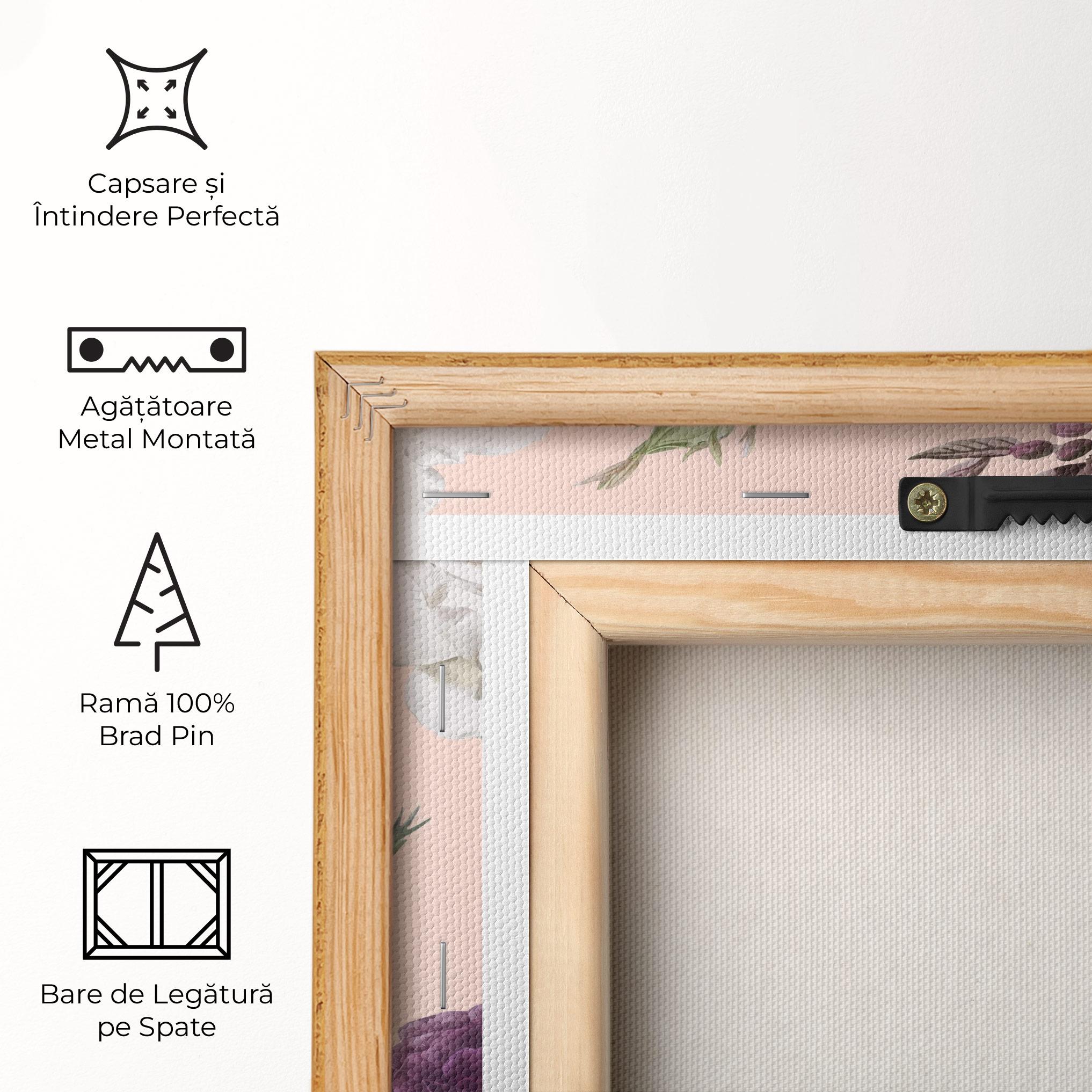 Tablou Canvas Rose And Peony mockup 5