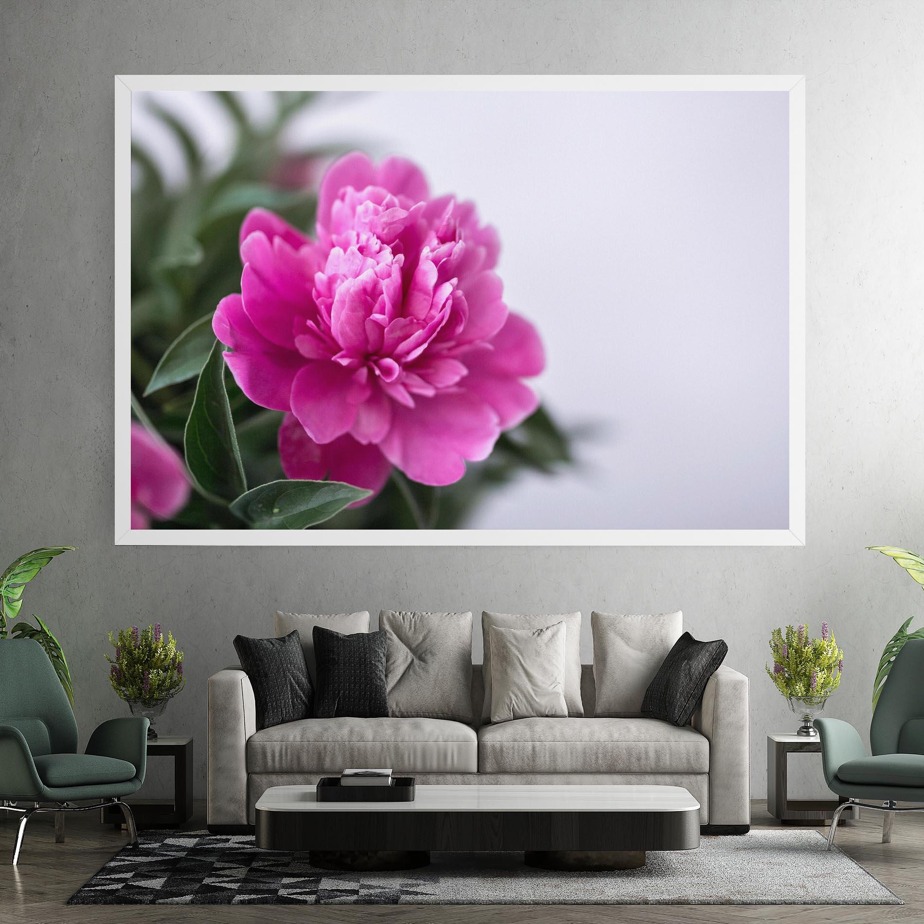Tablou Canvas Dark Pink Peony mockup 7