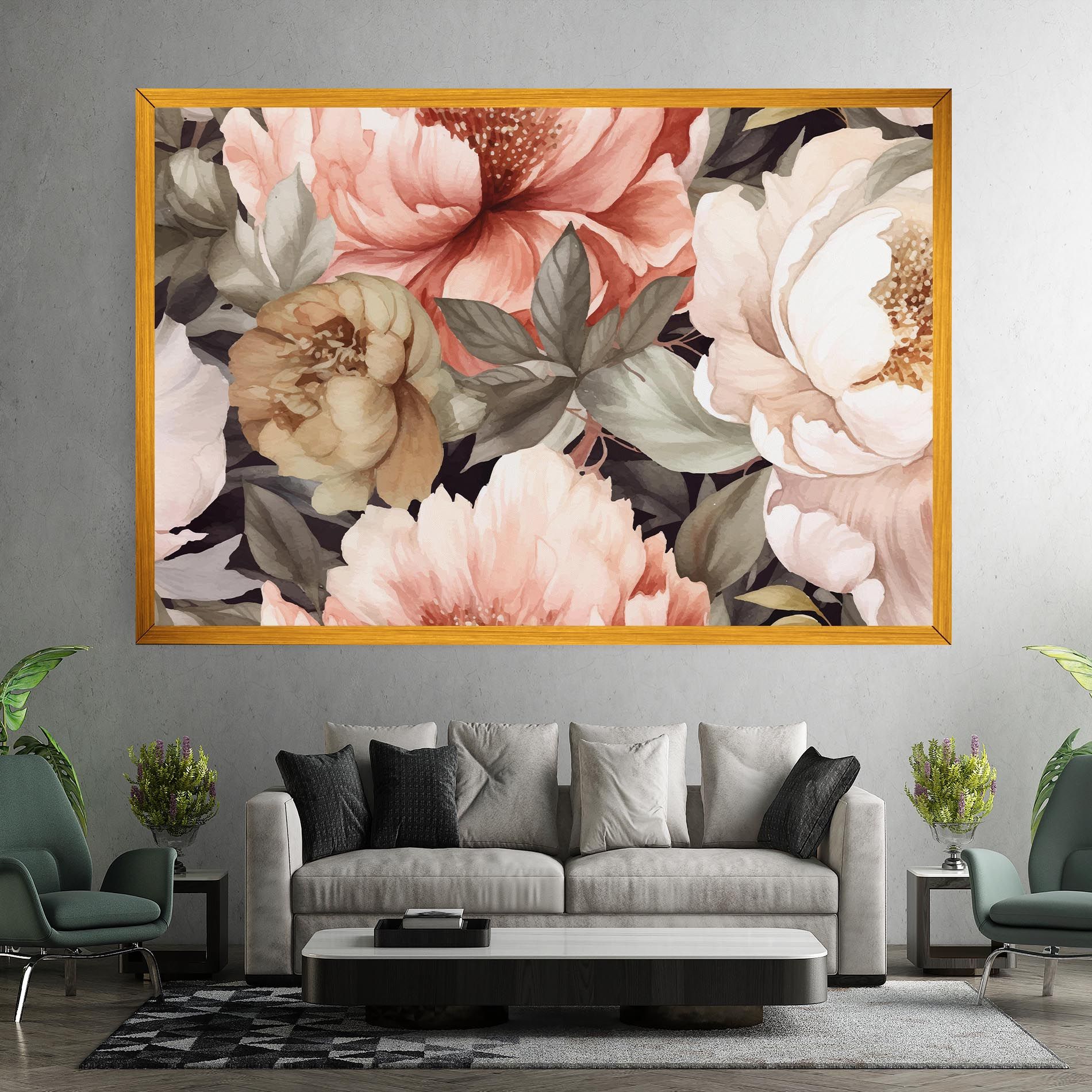 Cream Pink Peony mockup 7