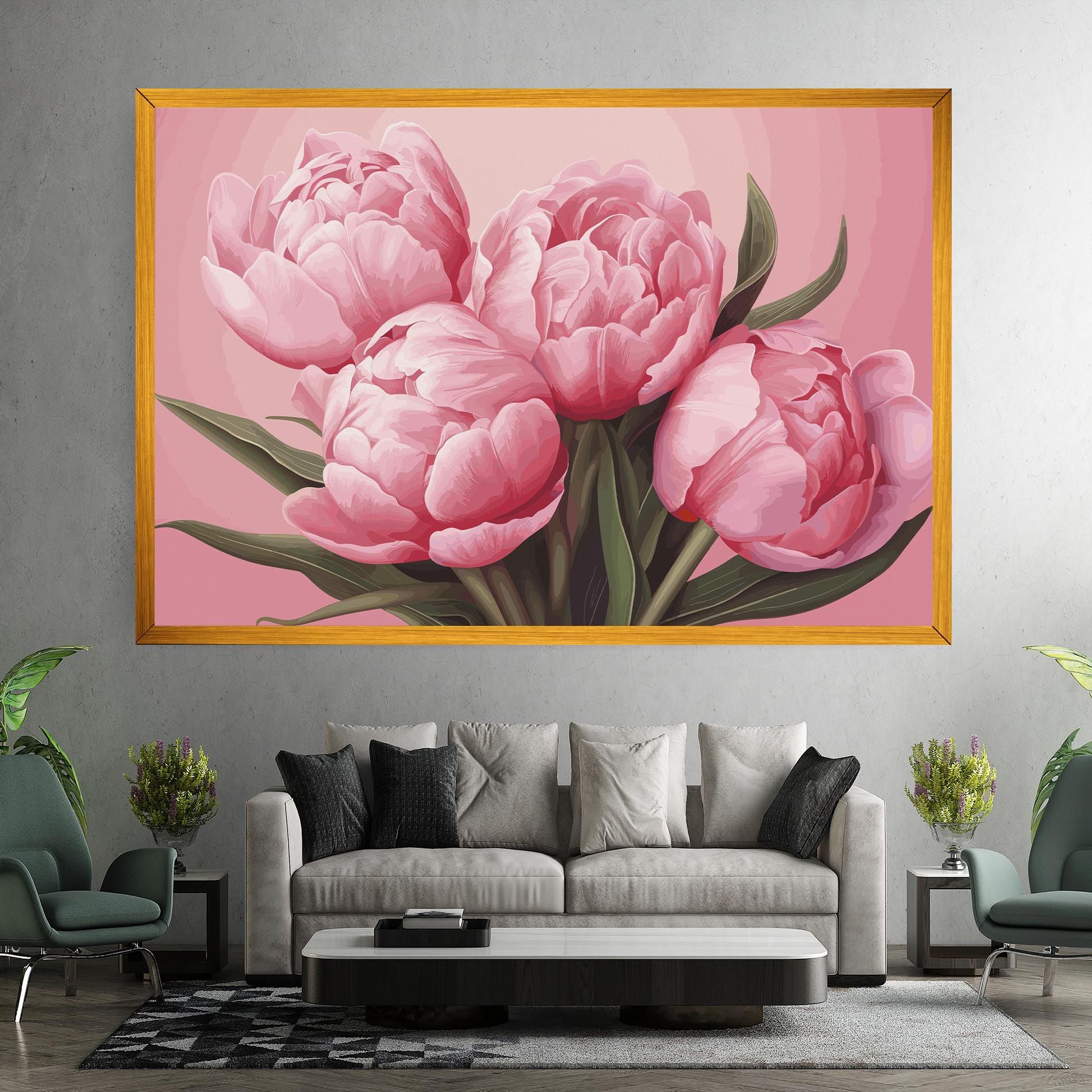 Peony On Pink mockup 7