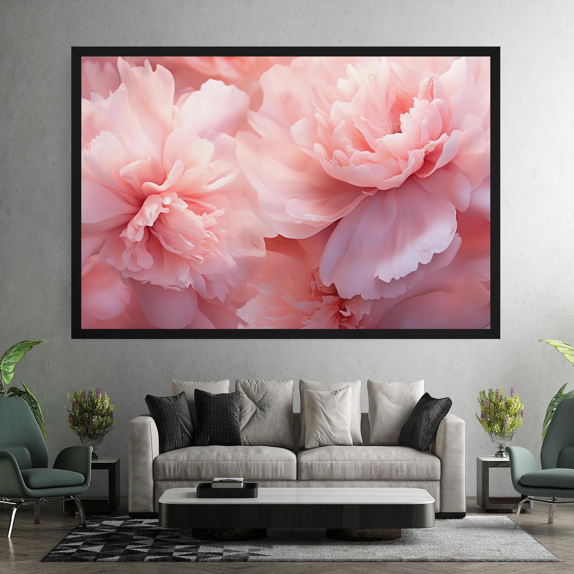 Tablou Canvas Close Up Dreamy Peony mockup 7
